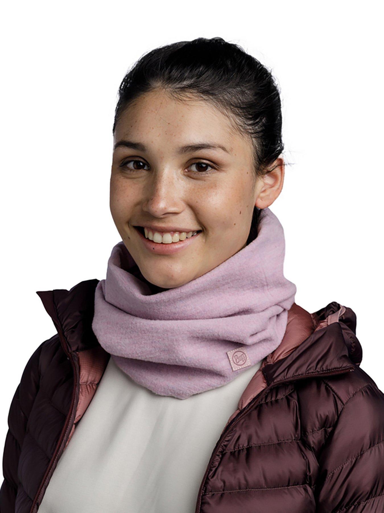 Image 2 of 2 of Buff Unisex Merino Fleece Solid Neck Warmer - Light Purple