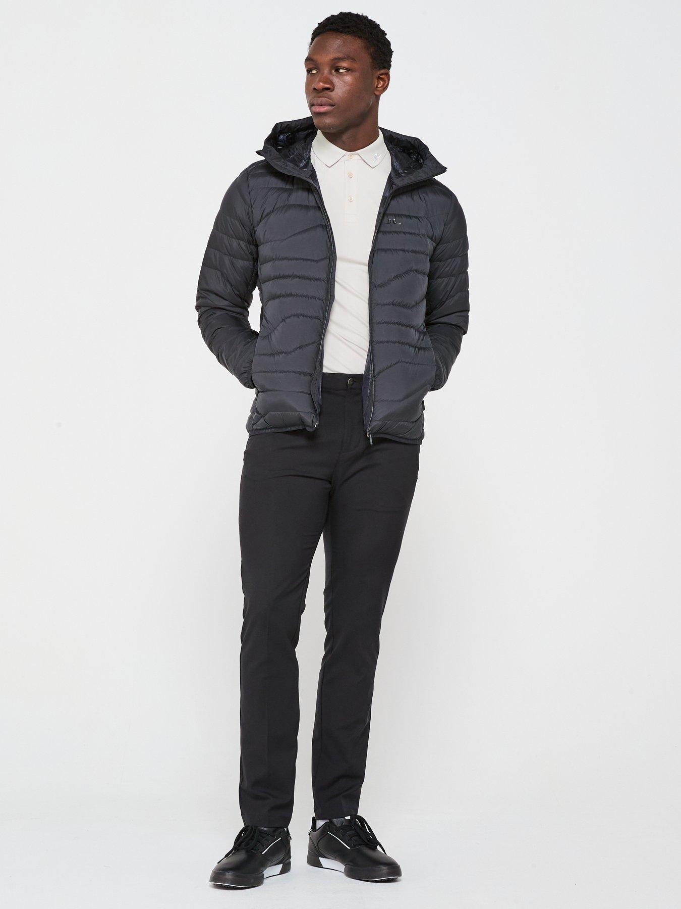  image of j-lindeberg-mens-golf-cliff-light-down-hooded-jacket-black
