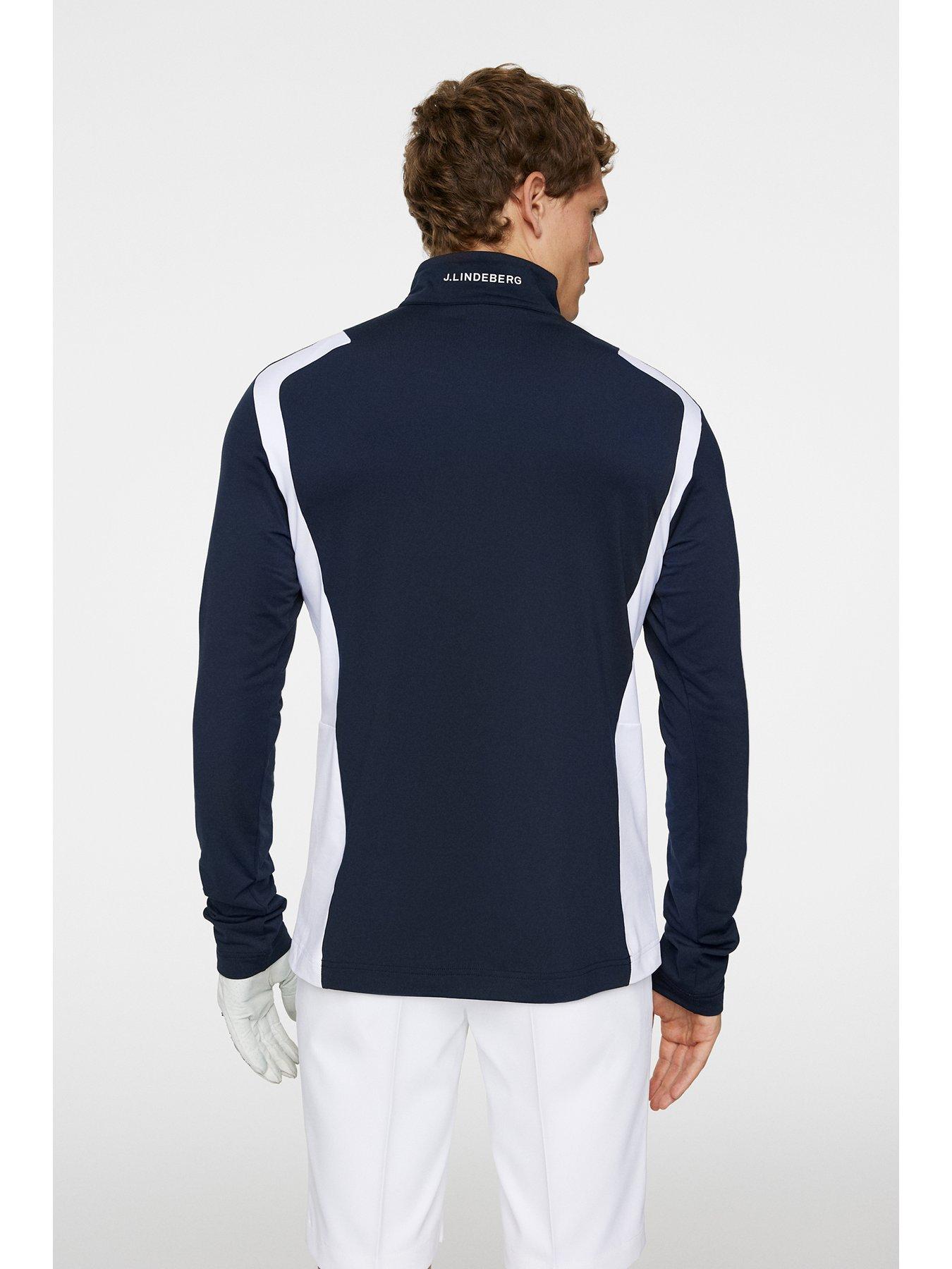  image of j-lindeberg-mens-golf-lukas-quarter-zip-midi-layer-navy