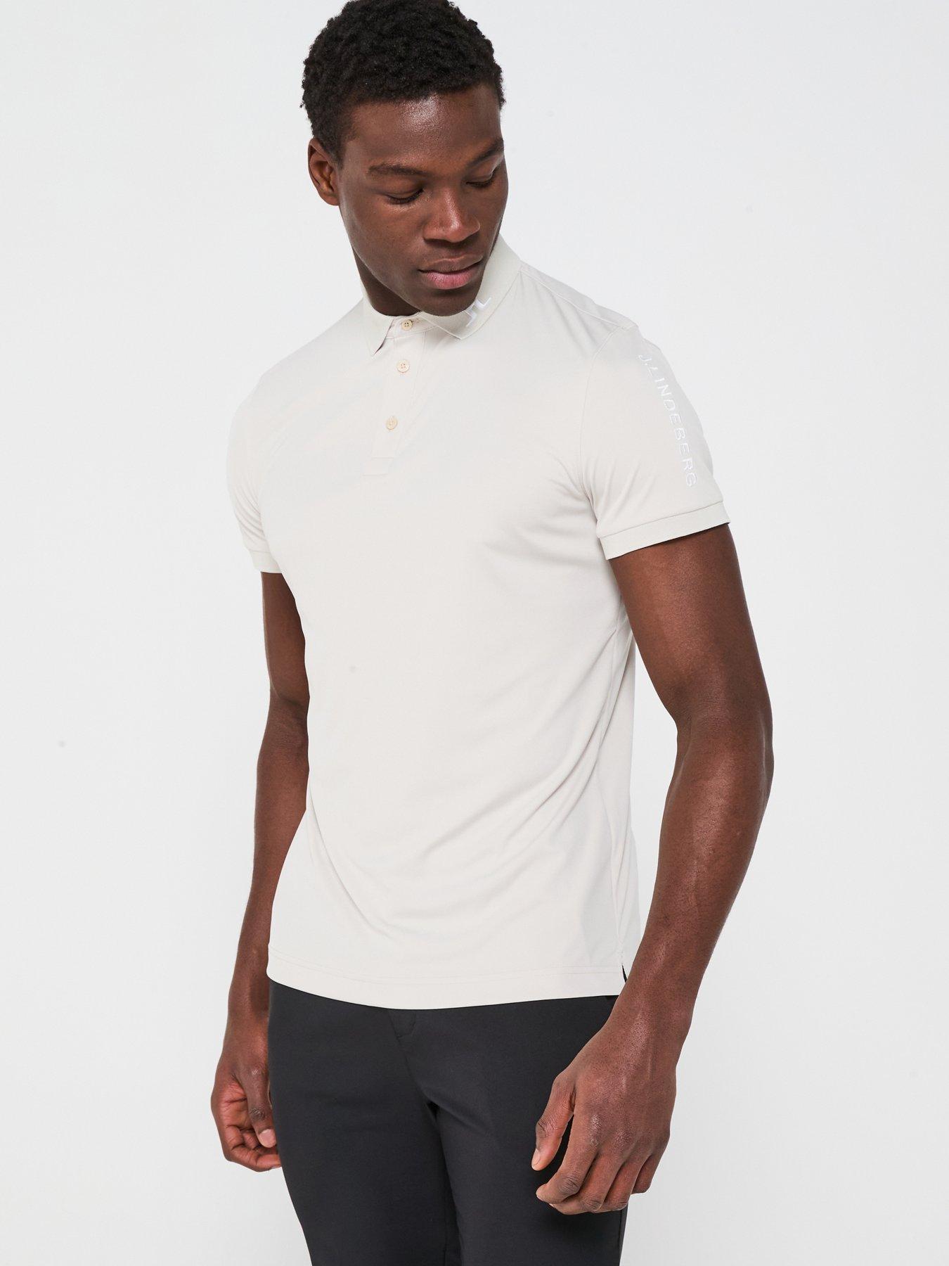 undefined Men's Golf Tour Tech Regular Fit Polo - Beige