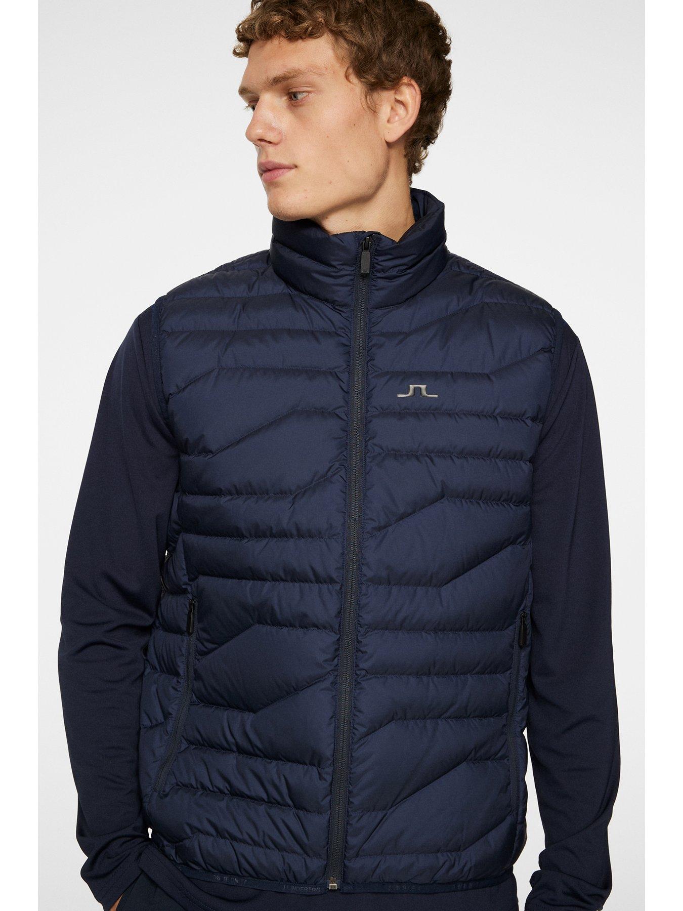  image of j-lindeberg-mens-golf-cliff-light-down-vest-navy