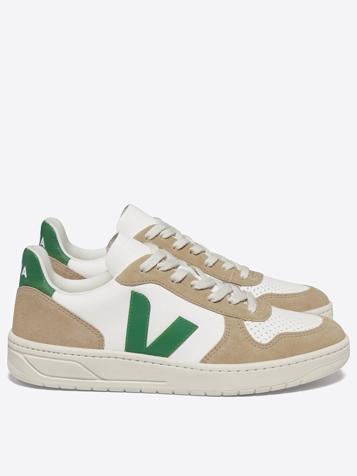 undefined Mens V-10 Trainers - Green/Brown