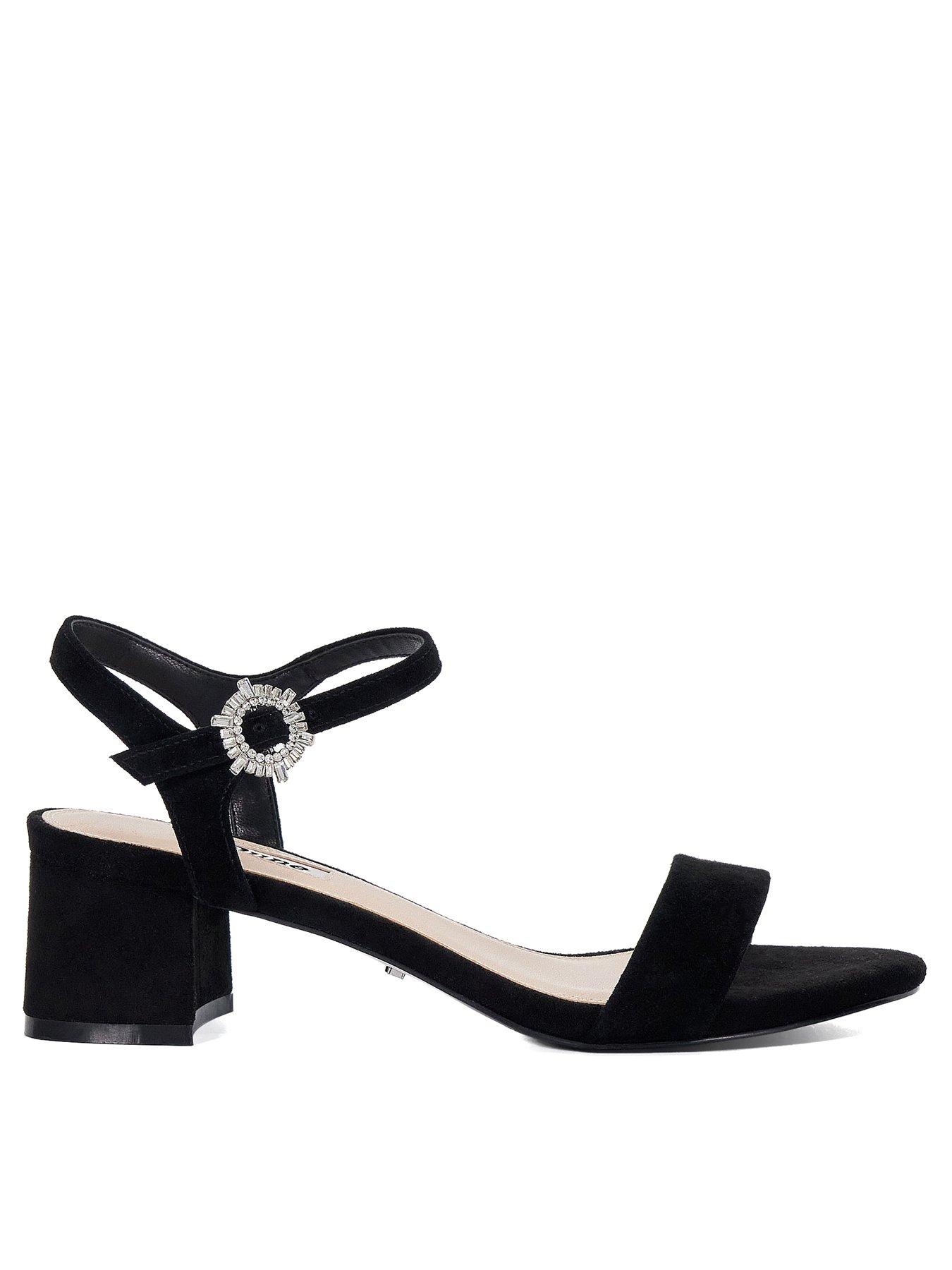 undefined Measure Low Block Heel - Black