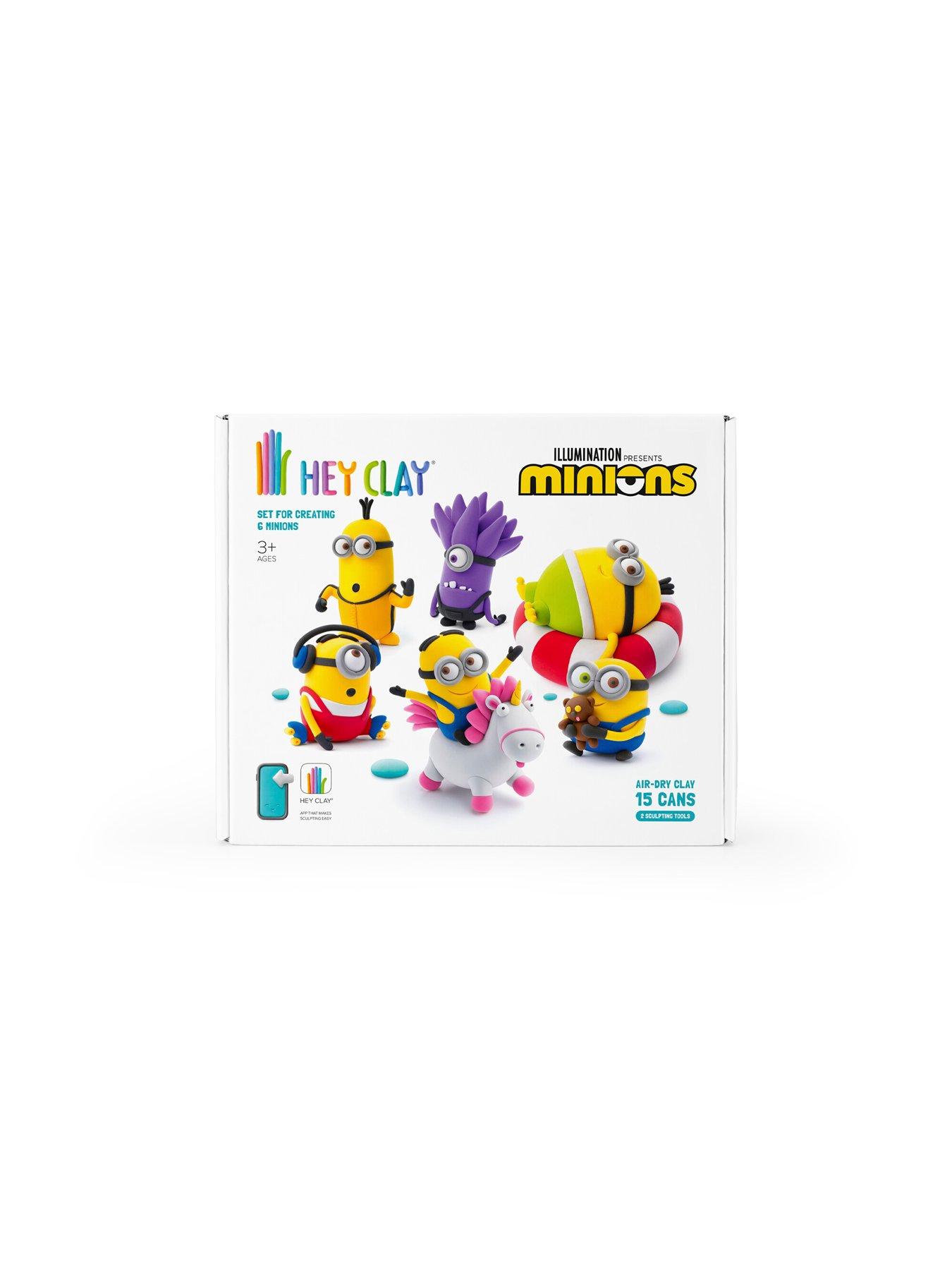 Image 3 of 3 of Tomy Hey Clay Minions 15 Can Air-Dry Clay Set