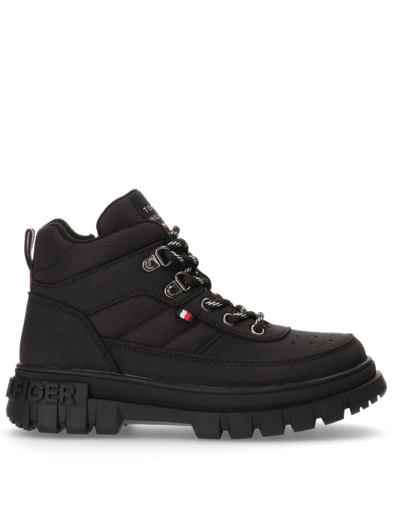 undefined Boys Lace Up Boot - Black