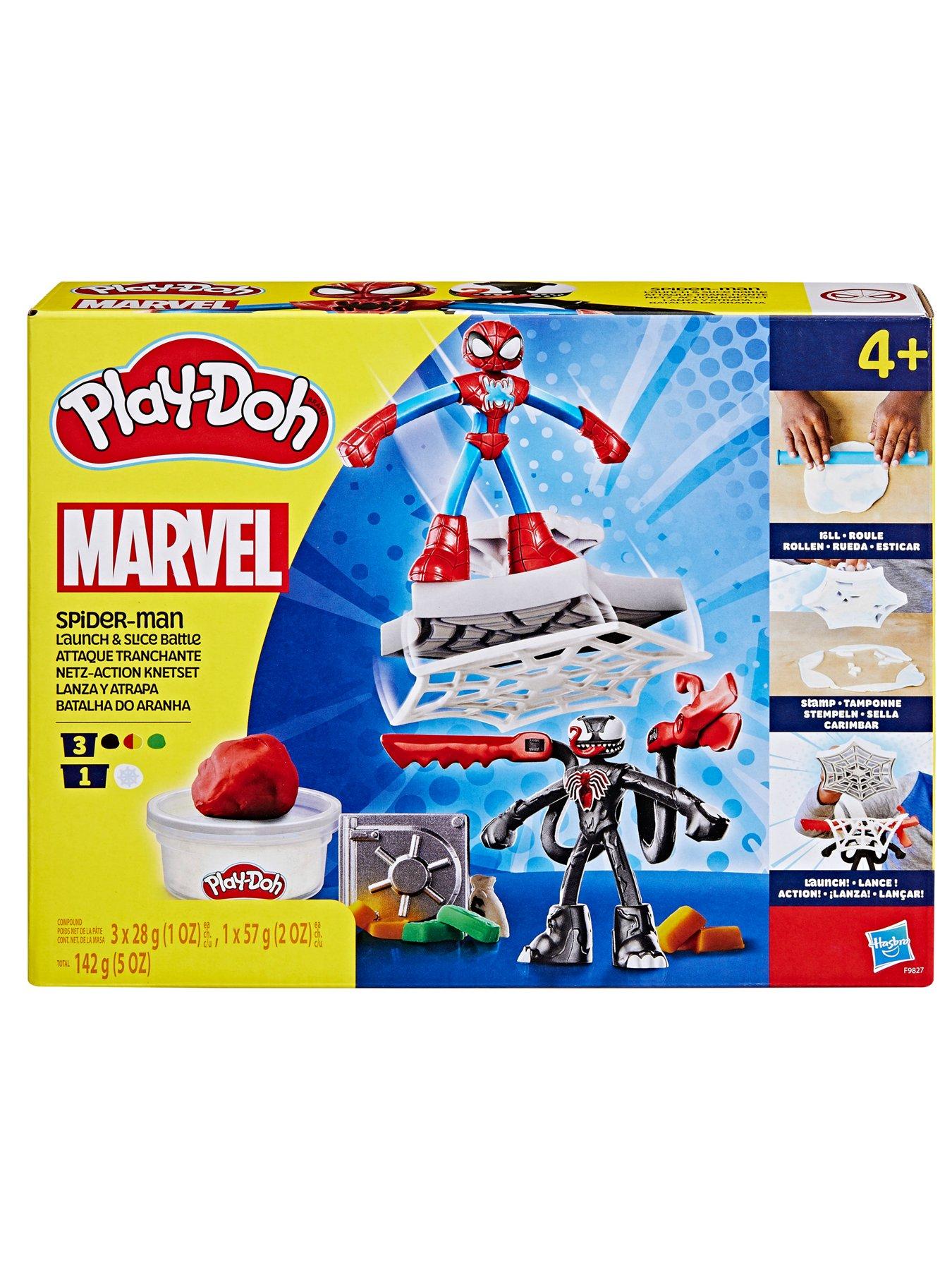  image of play-doh-play-doh-spiderman-launch-and-slice-battle