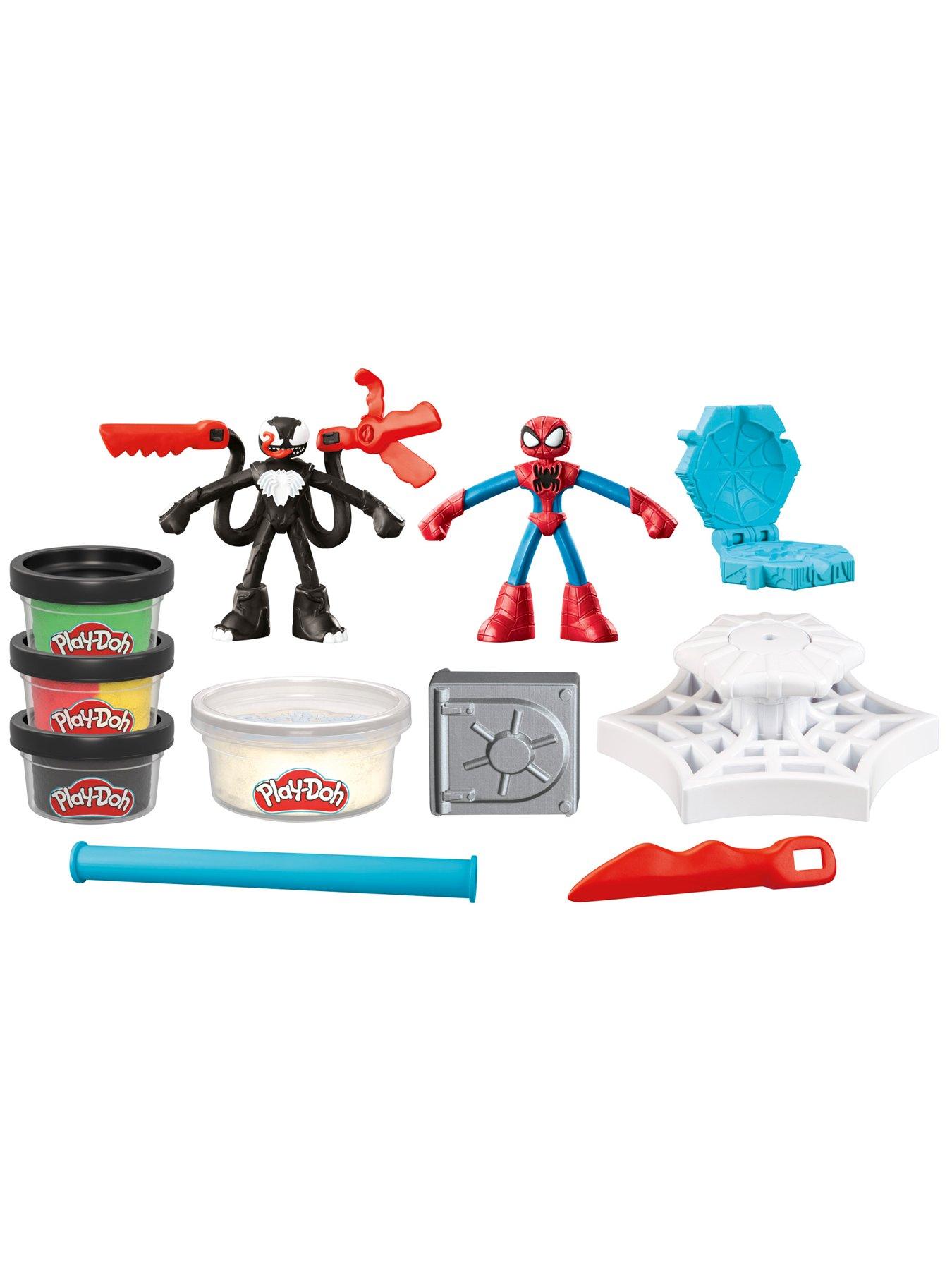 Image 3 of 6 of Play-Doh Play Doh Spiderman Launch and Slice Battle