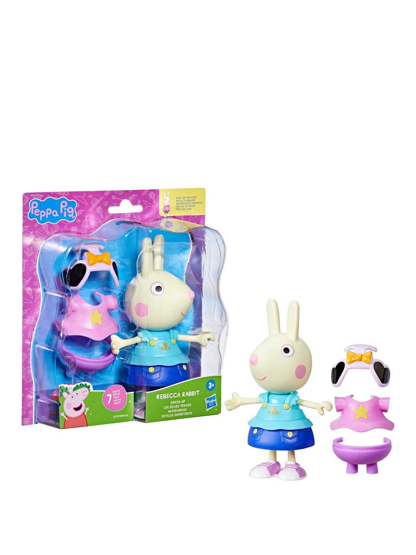 Image 1 of 5 of Peppa Pig Rebecca Rabbit Dress Up Figure