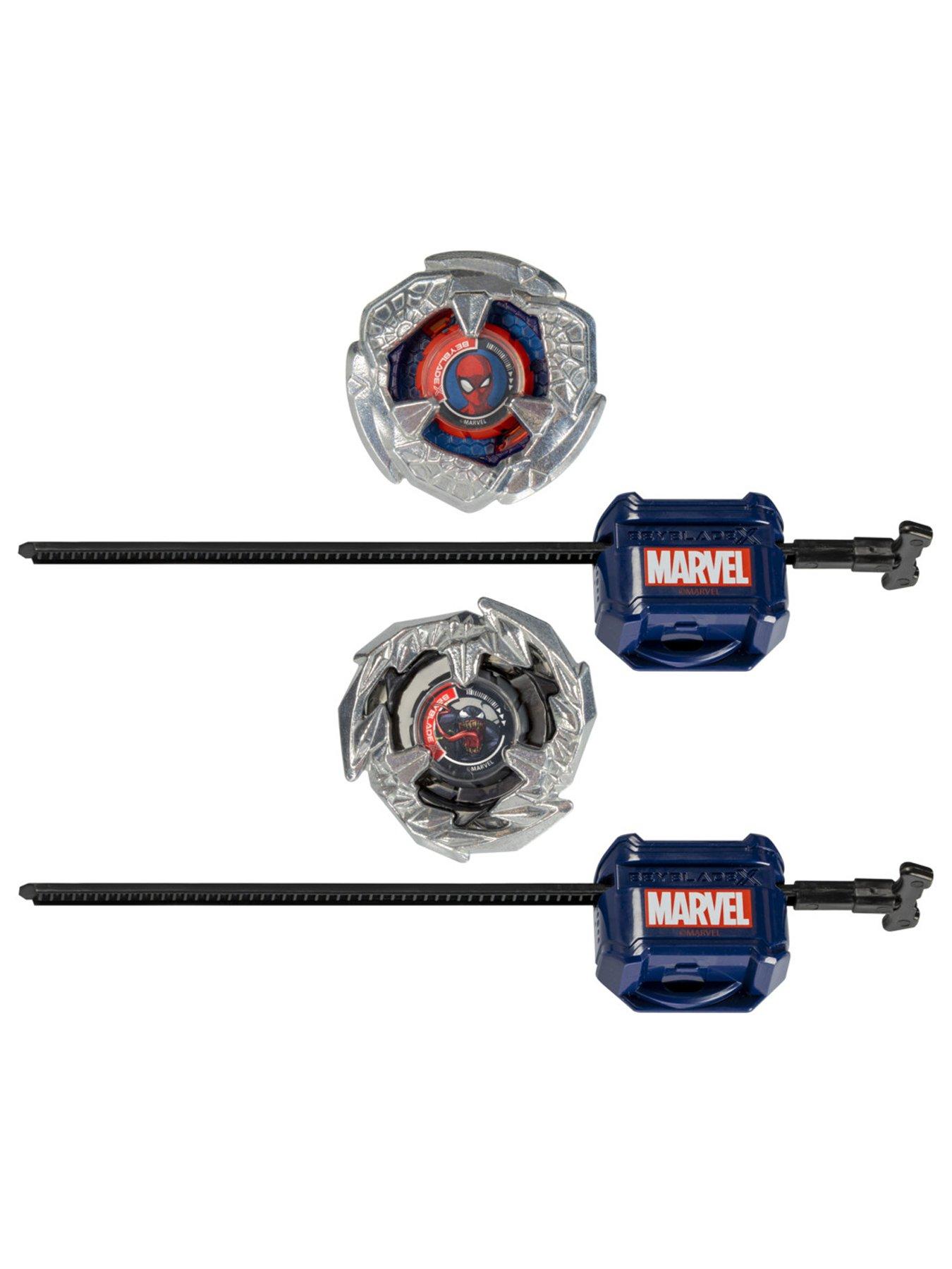  image of beyblade-beyblade-x-marvel-collab-spider-mannbspvs-venomnbspmultipack-set
