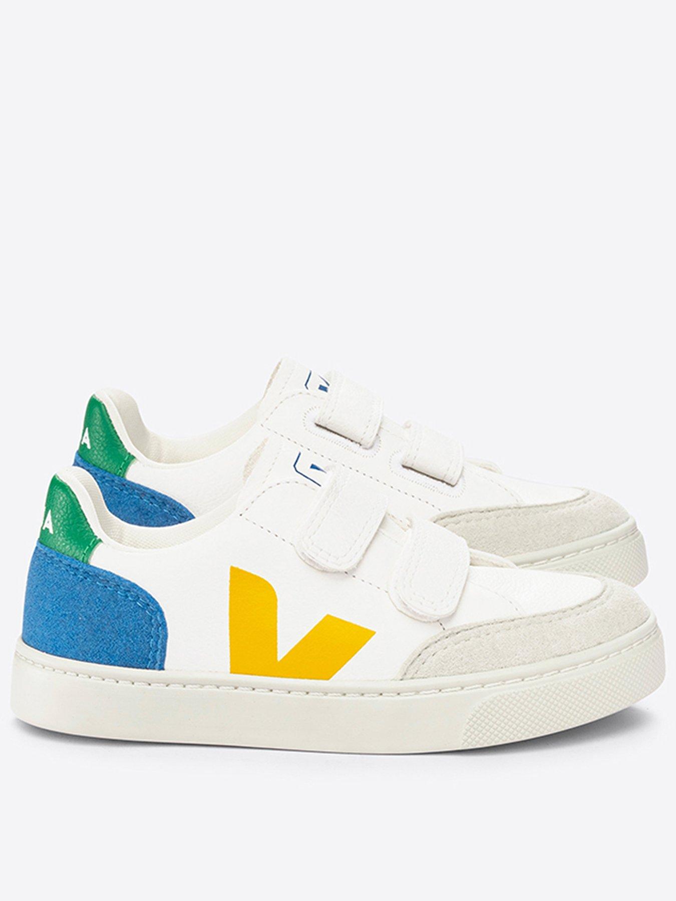 undefined Boys Infant Small V-12 Trainers - White/Blue