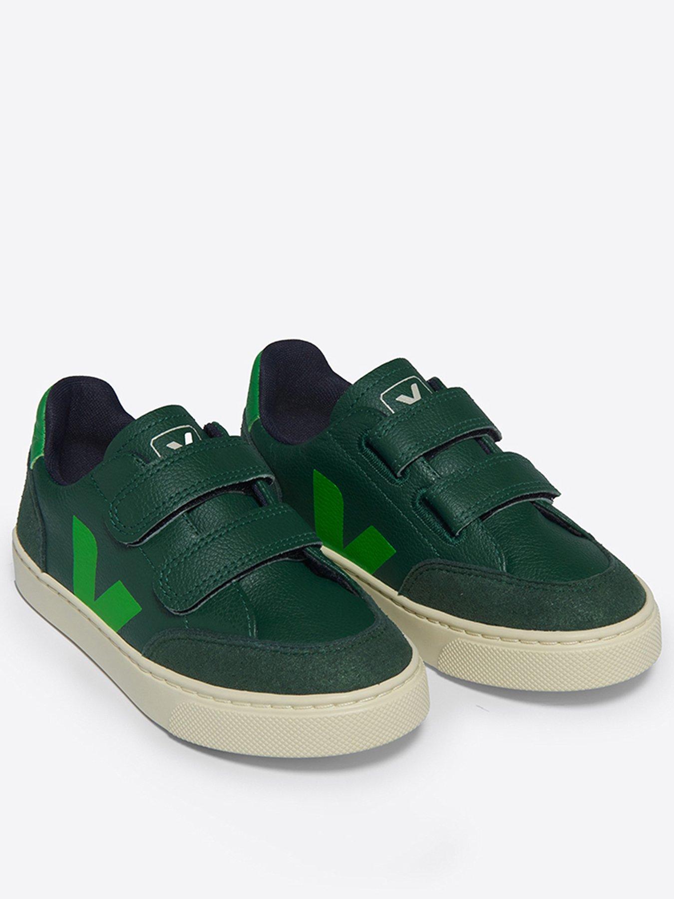 Image 2 of 4 of Veja Boys Infant Small V-12 Trainers - Green