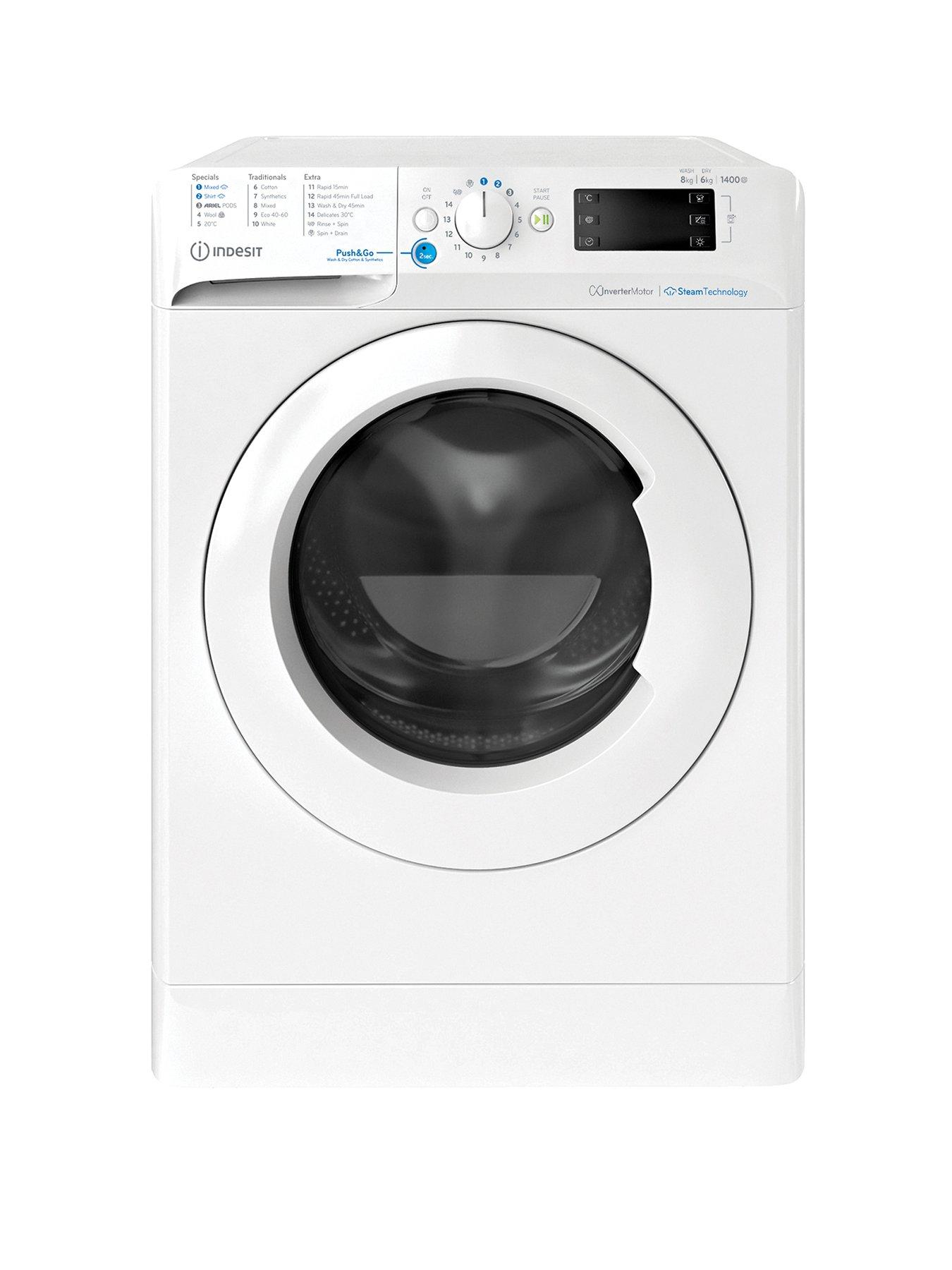 Indesit Push & Go BDE96436WVUK 9kg Washer Dryer - White