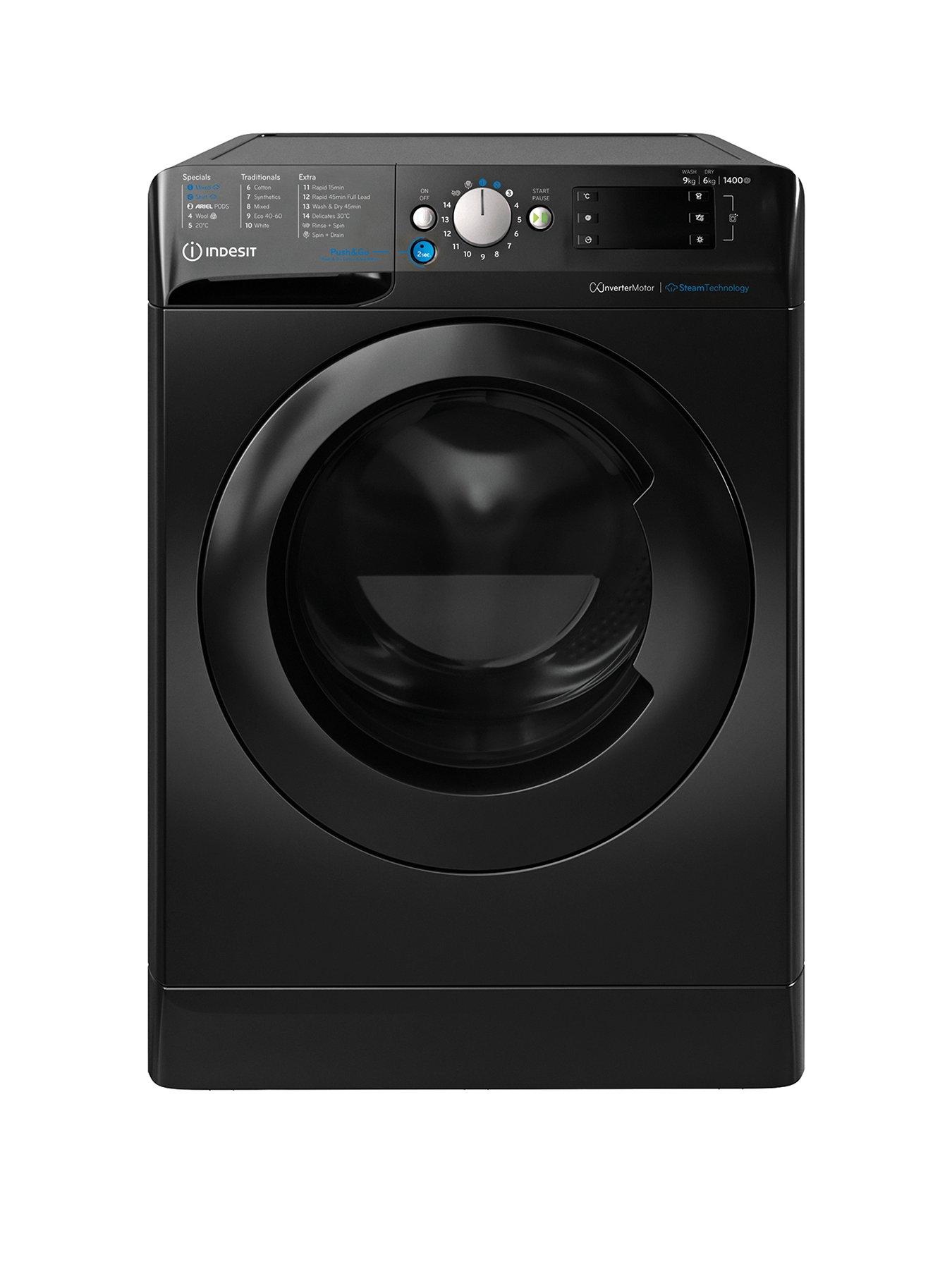 indesit-pushampgo-bde96436kvuk-9kg-washer-dryer-black