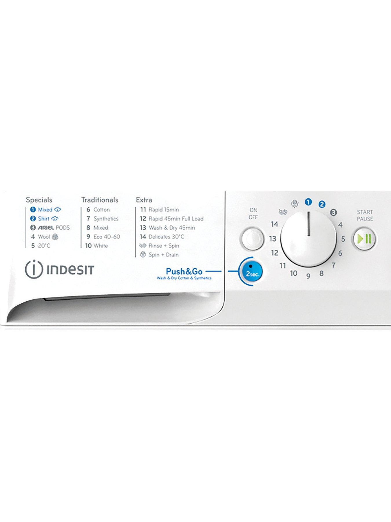  image of indesit-pushampgo-bde107436wvuk-10kg-washer-dryer-white