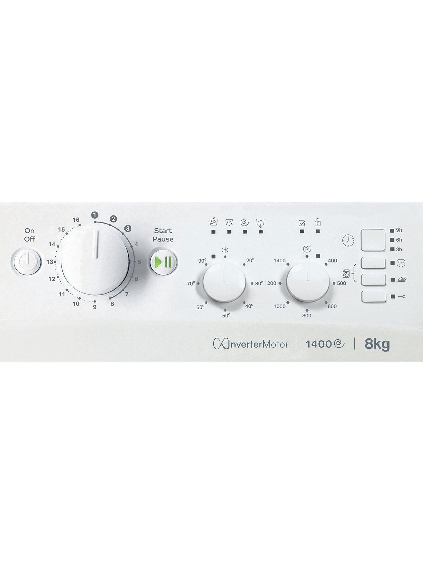  image of indesit-water-balance-mtwc81495wuk-8kg-load-1400-spinnbspwashing-machine-white