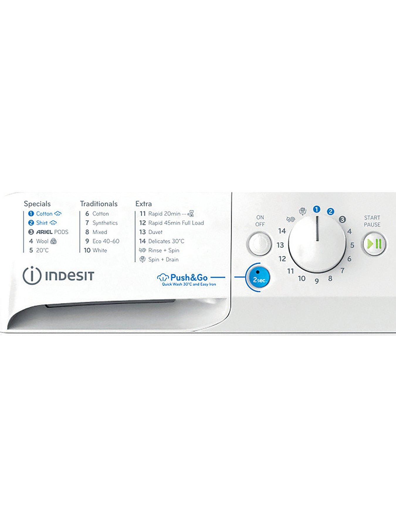  image of indesit-innex-steam-pushampgo-bwe71496xwvuk-7kg-washing-machine-white