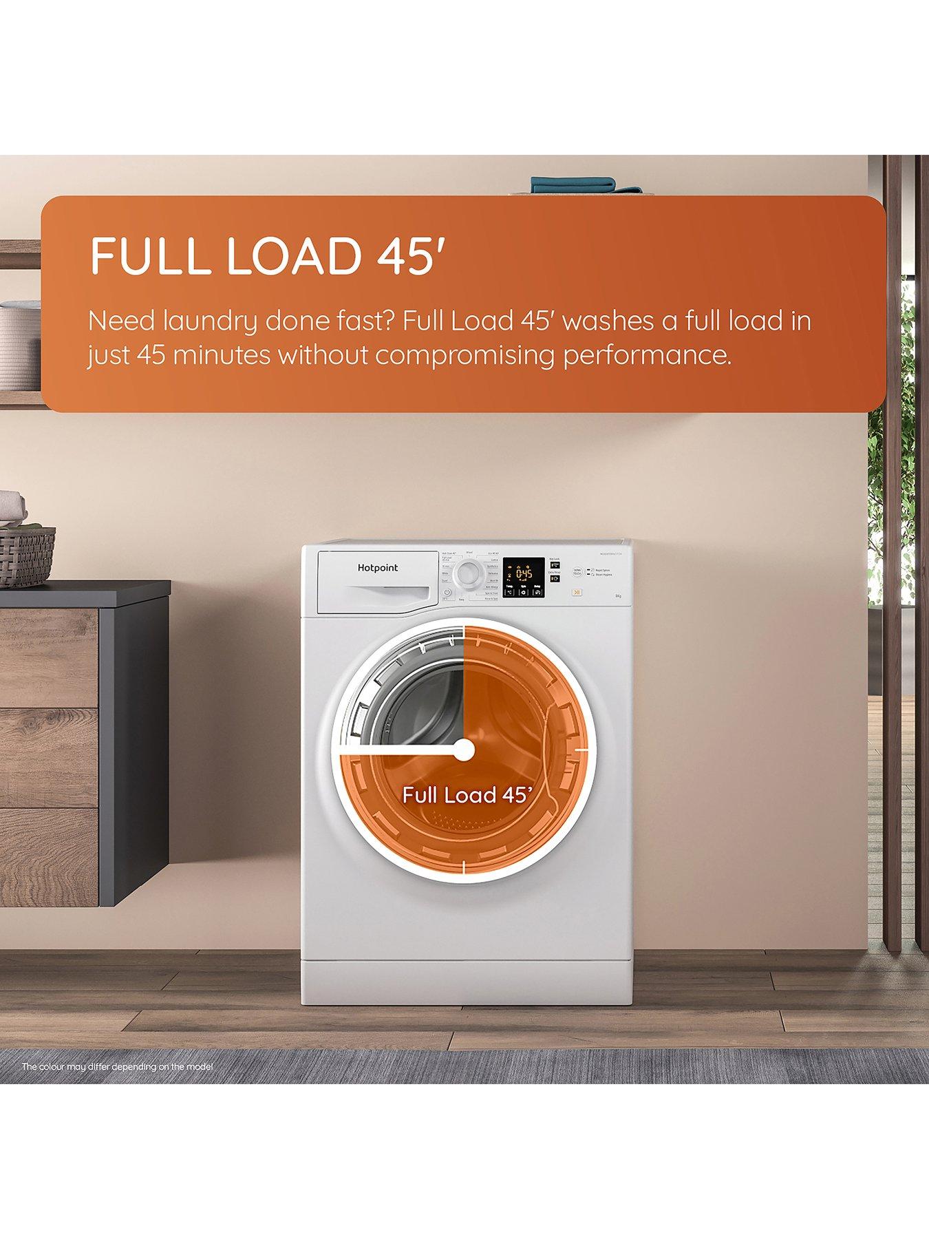  image of hotpoint-anti-stain-nswm946wuk-9kg-load-1400-spinnbspwashing-machine-white-a-rated