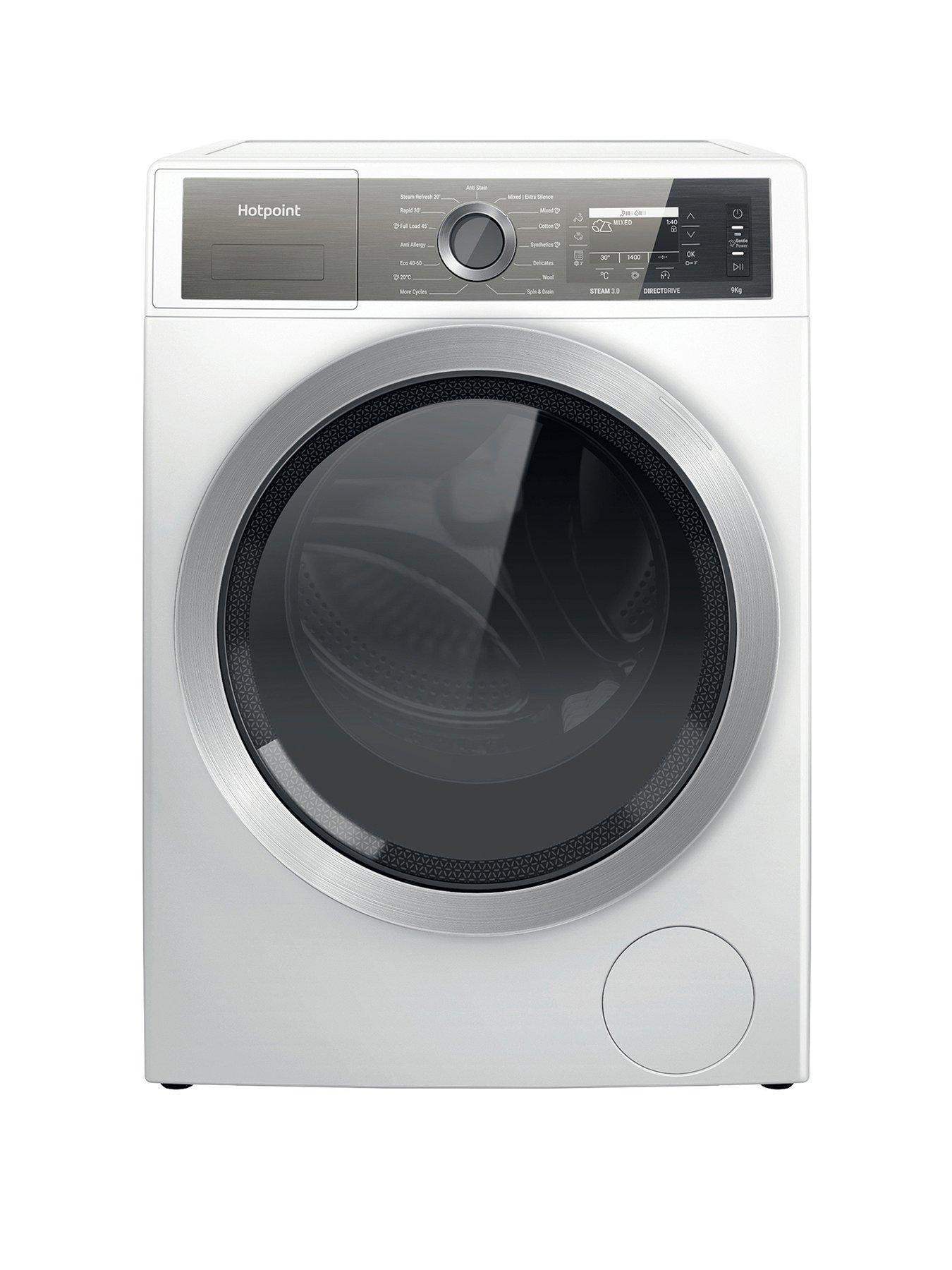 undefined GentlePower H799GPOWERUK 9kg Load, 1400 Spin Washing Machine - White - A-30% Rated