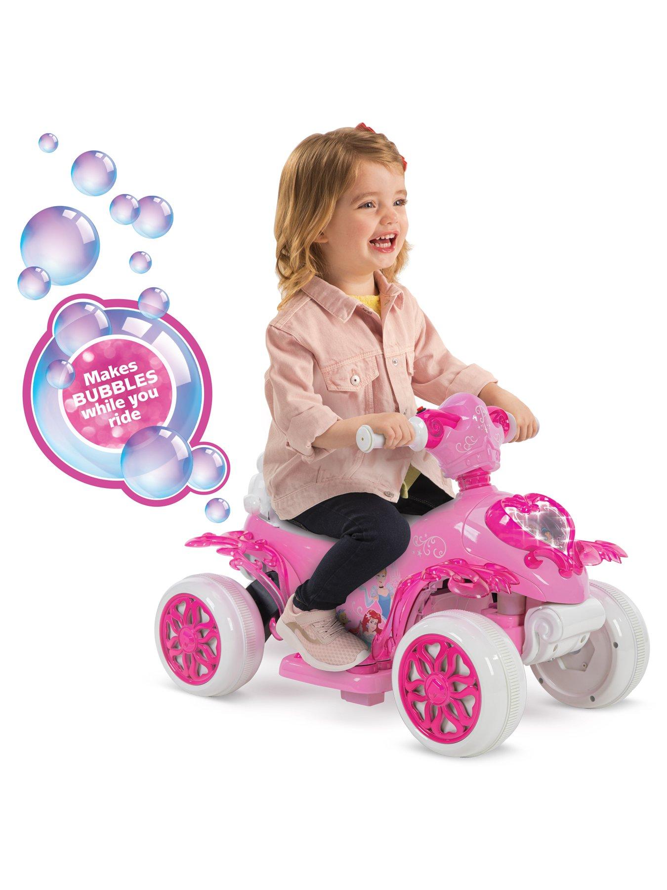 Disney Princess Princess Bubble Quad 6v Ride On littlewoods