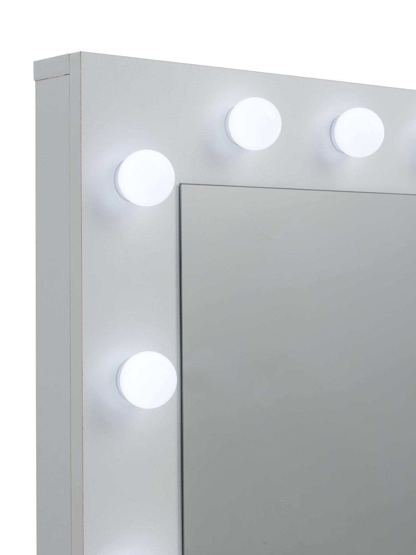  image of very-home-immy-dressing-table-with-lit-mirror-fsc-certified