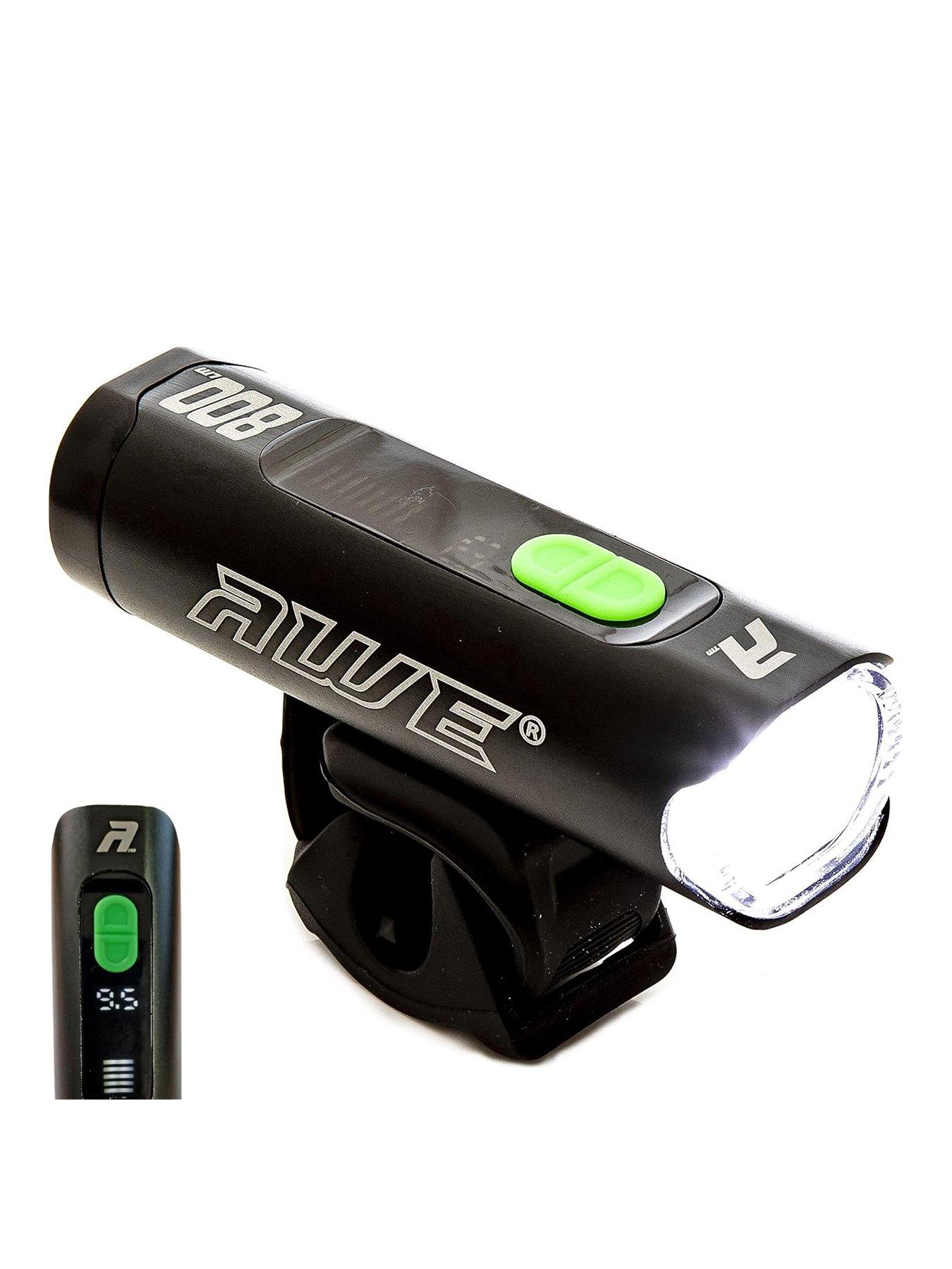 awe-awetech800-800-lumen-auto-power-adjusting-1-x-super-bright-led-usb-rechargeable-bicycle-front-lightnbspbright-visibility-1km-ipx4-water-resistant