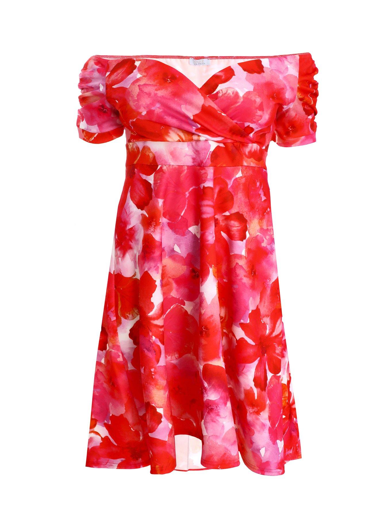 strapless open back dress Sherri Hill Floral Corset Satin Prom Dress 56176 Red / 4 main image 0