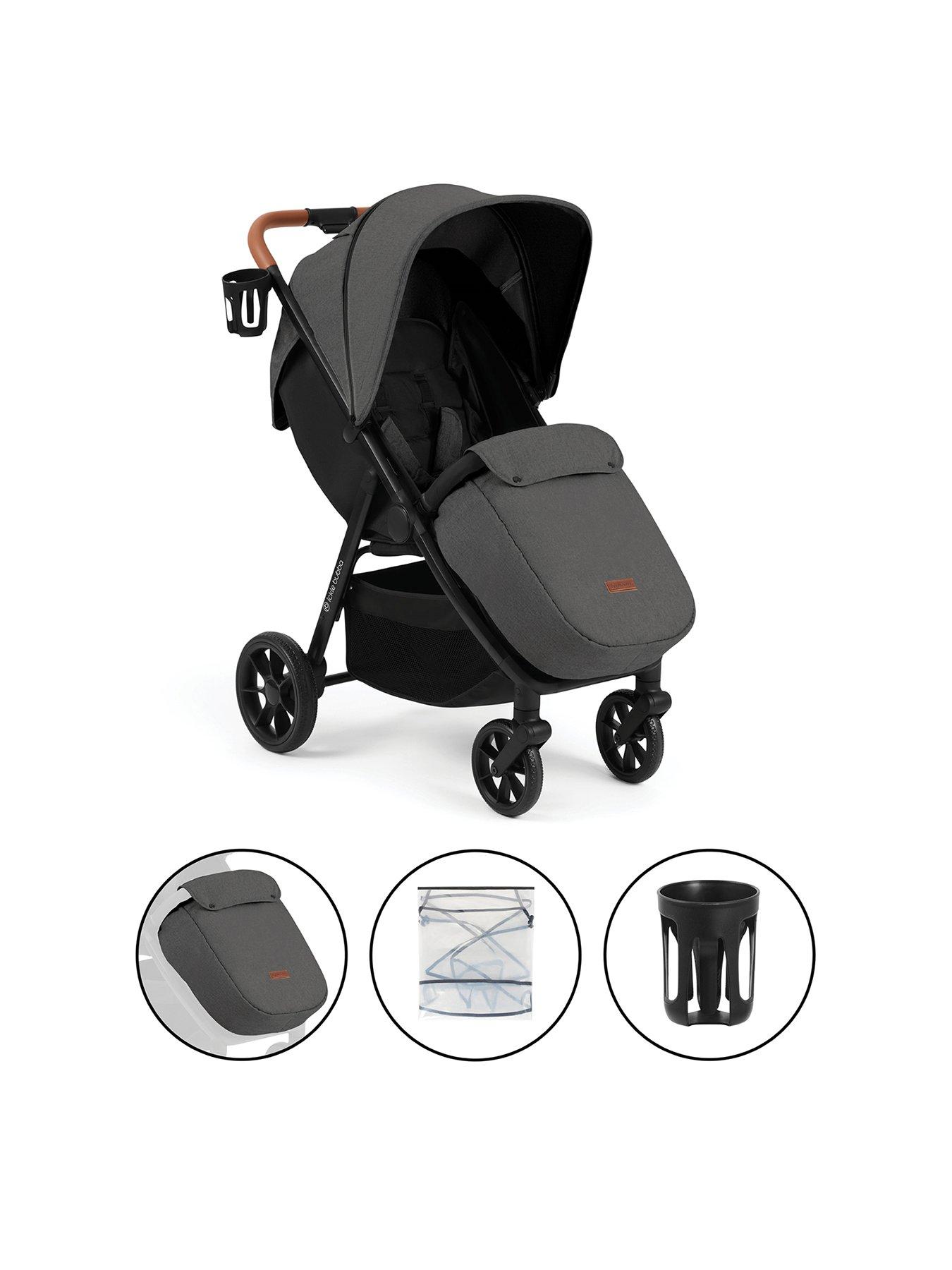 Ickle Bubba Stomp Stride Max Stroller - Charcoal Gre