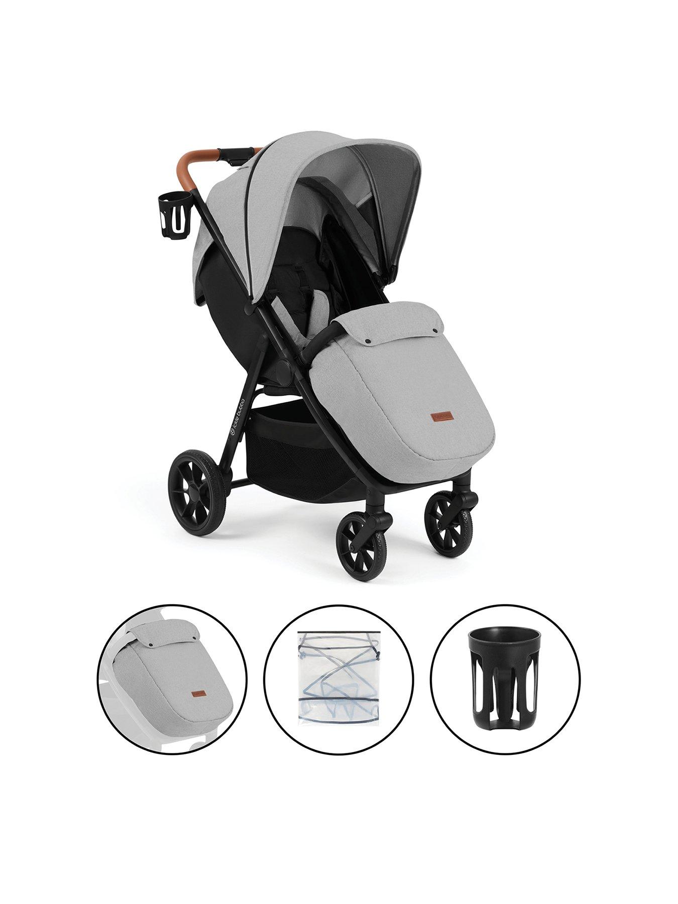 Ickle Bubba Stomp Stride Max Stroller - Pearl Grey