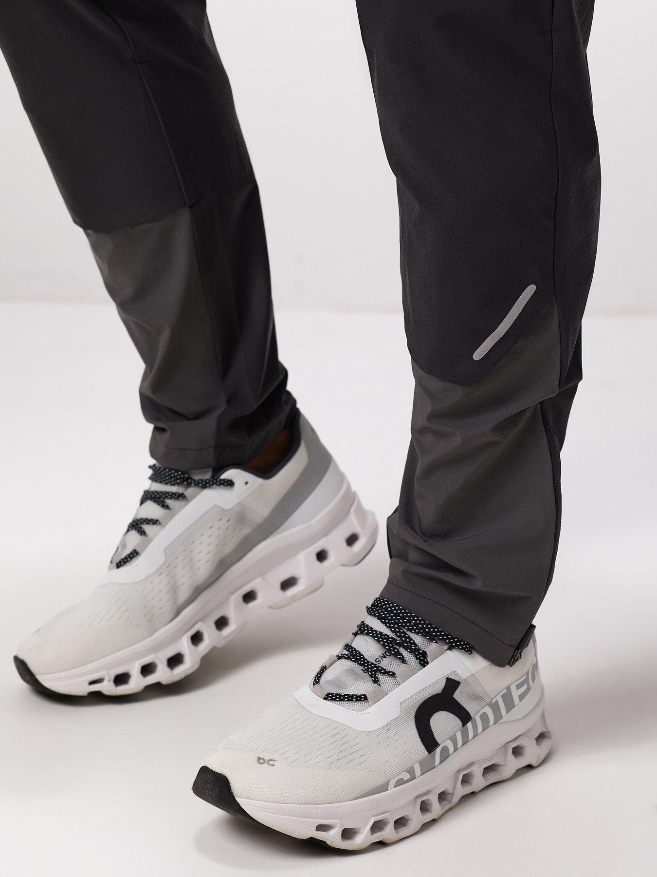  image of gym-king-mens-advance-tracksuit-bottoms-blackfossil-grey