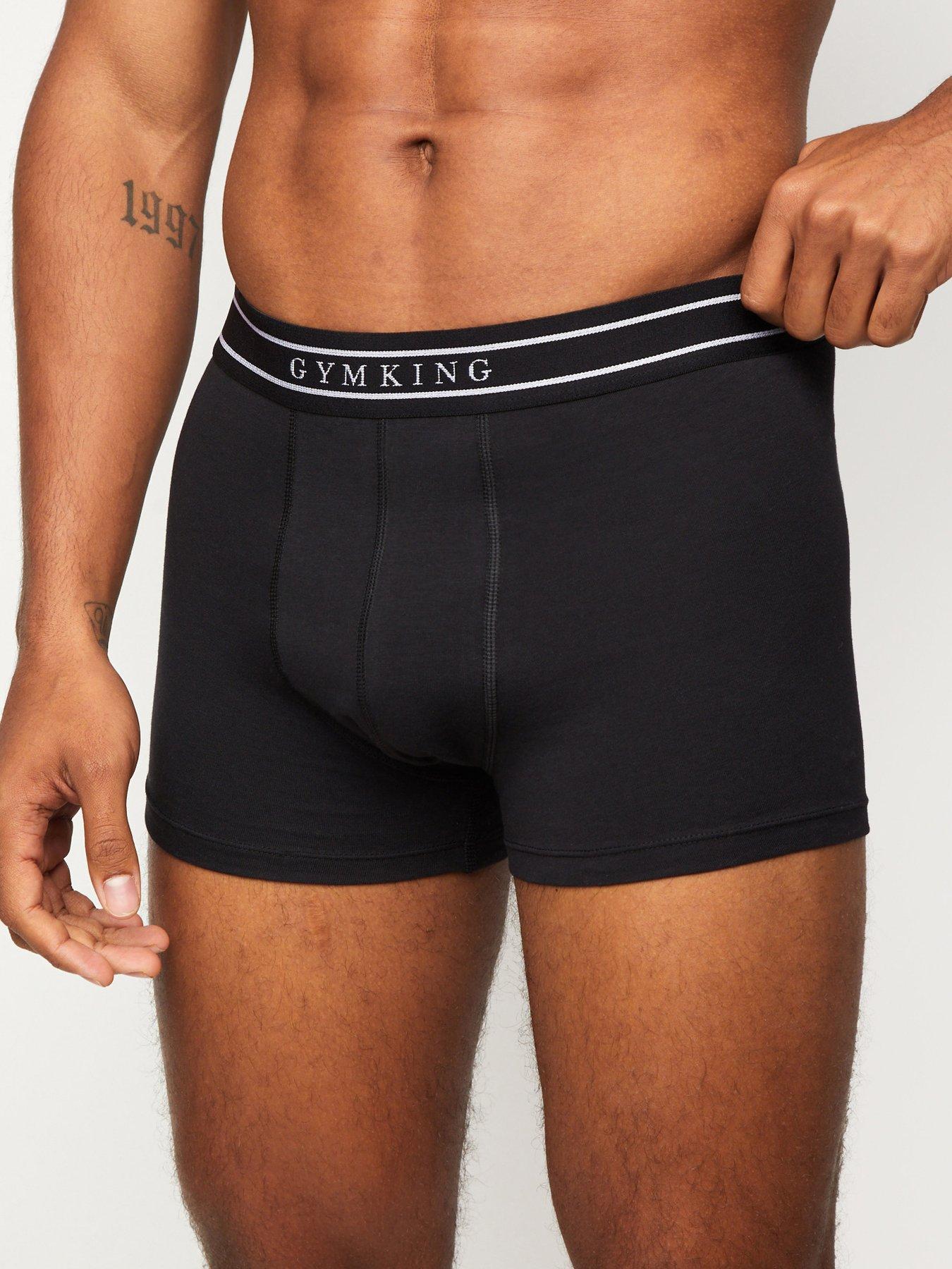  image of gym-king-mens-lounge-trunks-black