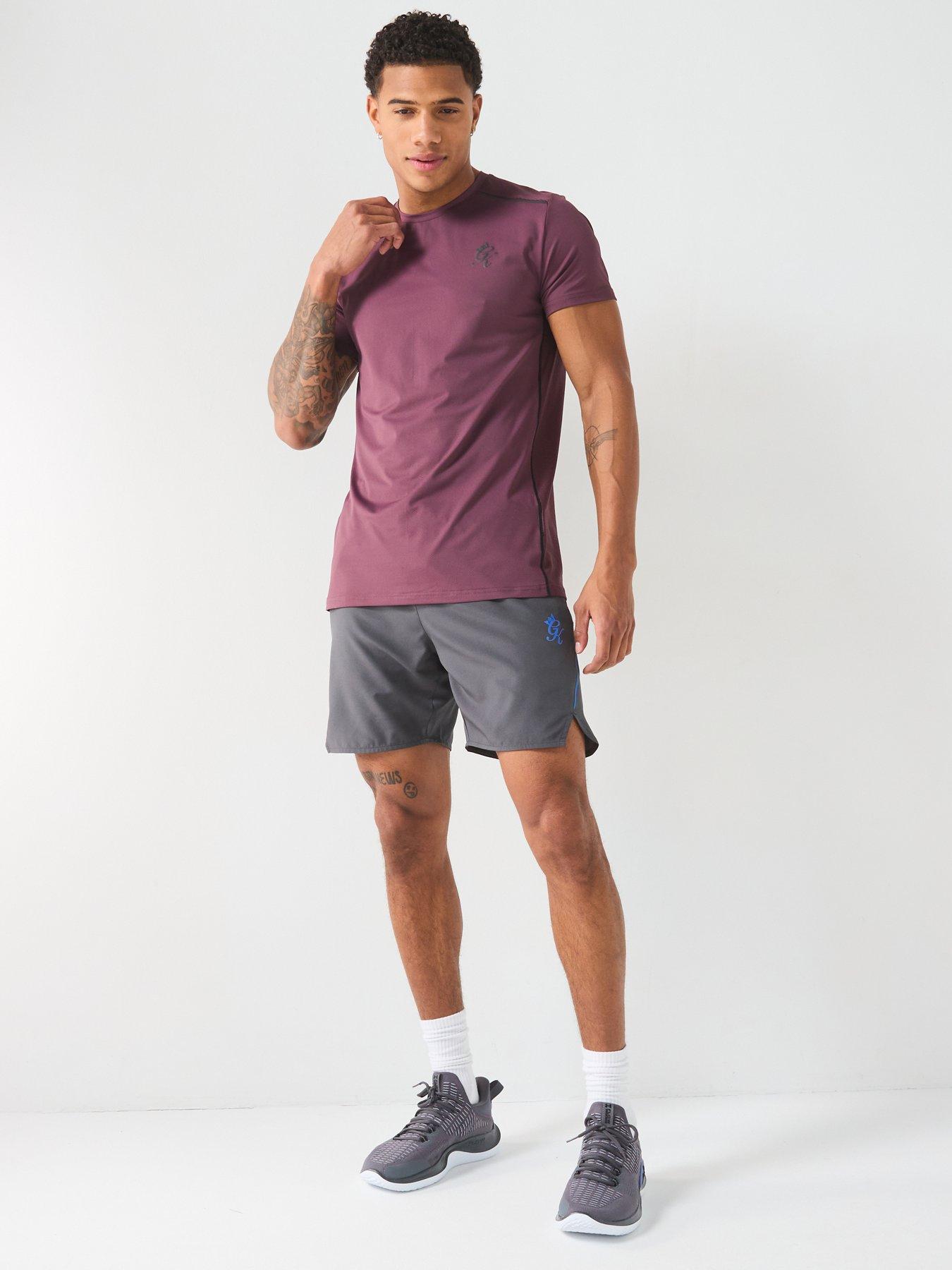  image of gym-king-mens-flex-short-oyster-grey