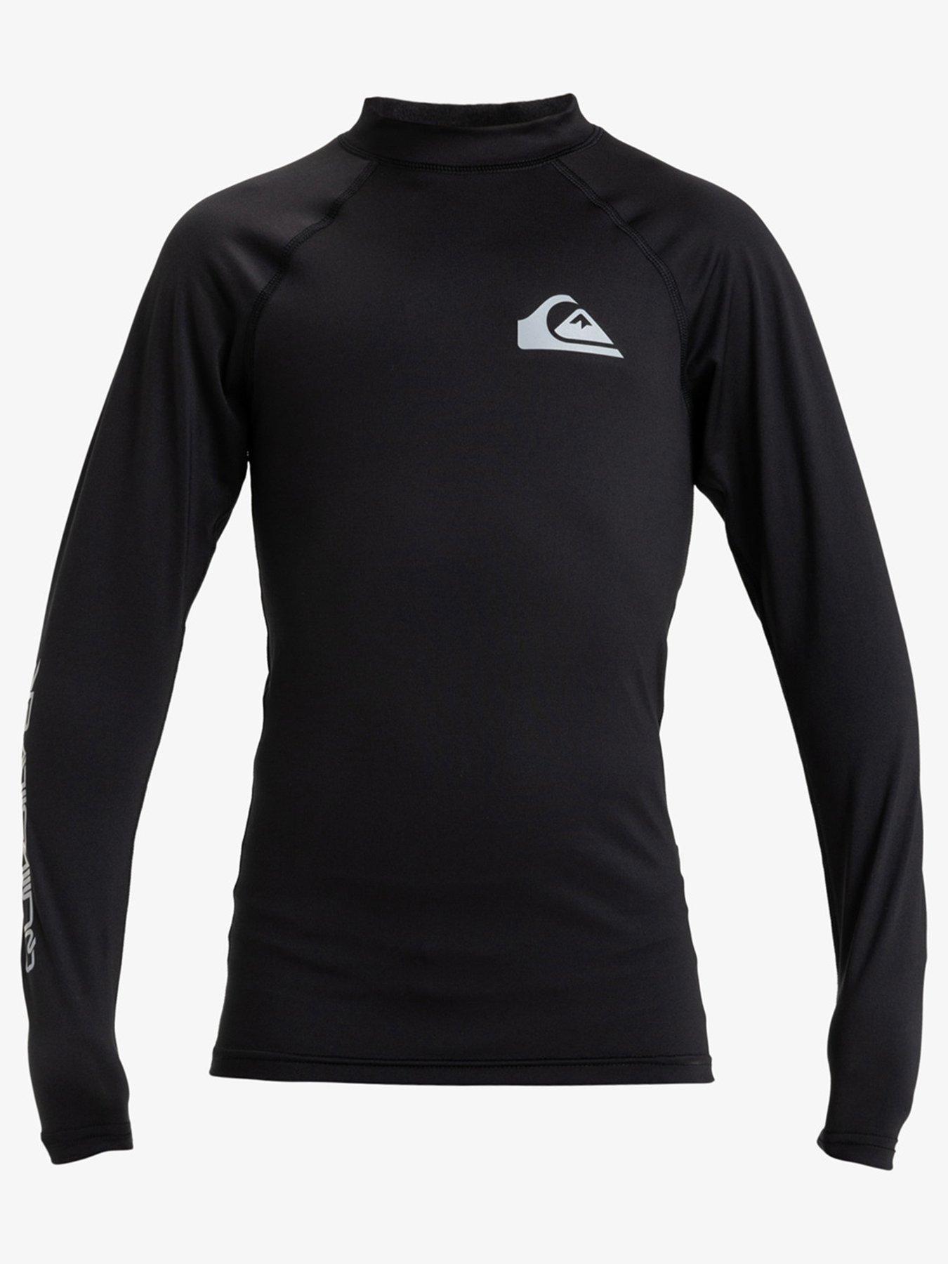 Boys black rash vest shop