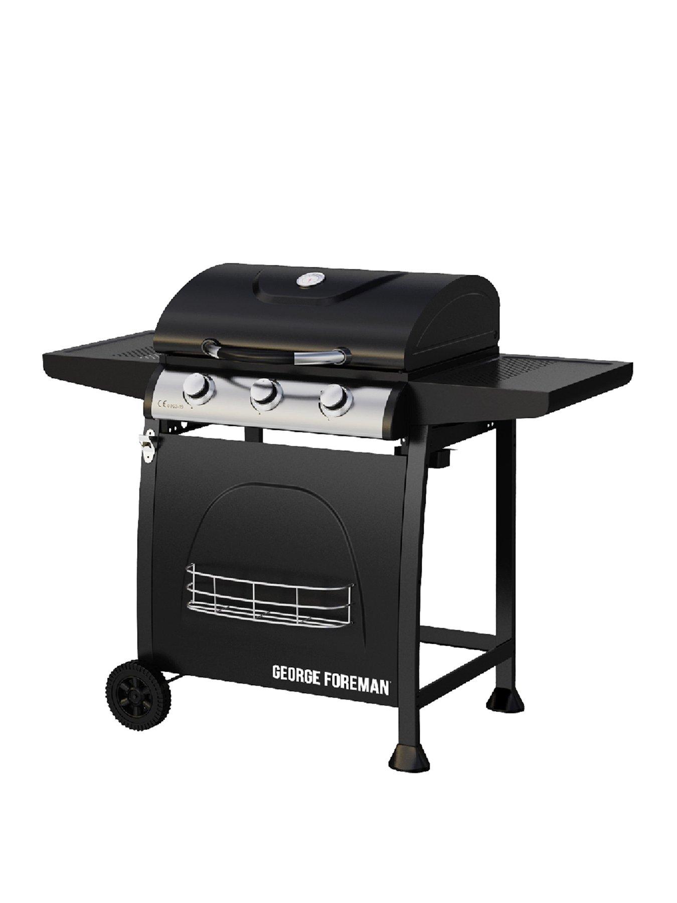 back image of george-foreman-3-burner-gas-bbq-black