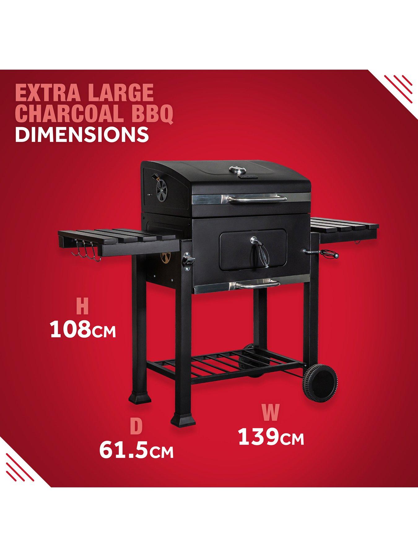  image of george-foreman-xl-charcoal-bbq-black