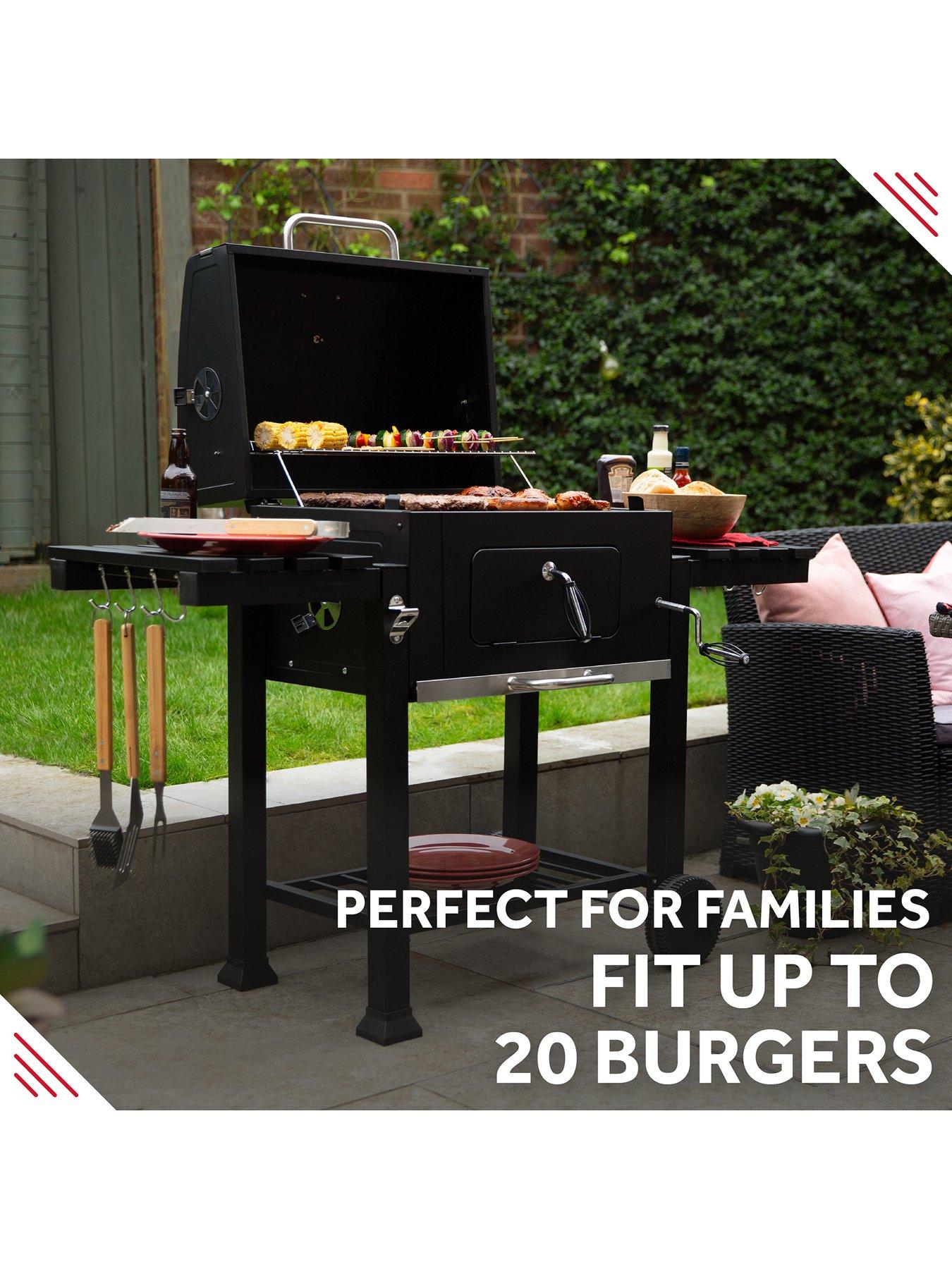  image of george-foreman-xl-charcoal-bbq-black