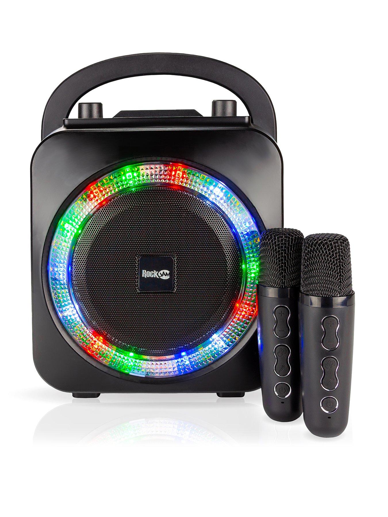 undefined Party Speaker 2024 Model PS150PL Black with 2 Wireless Mics