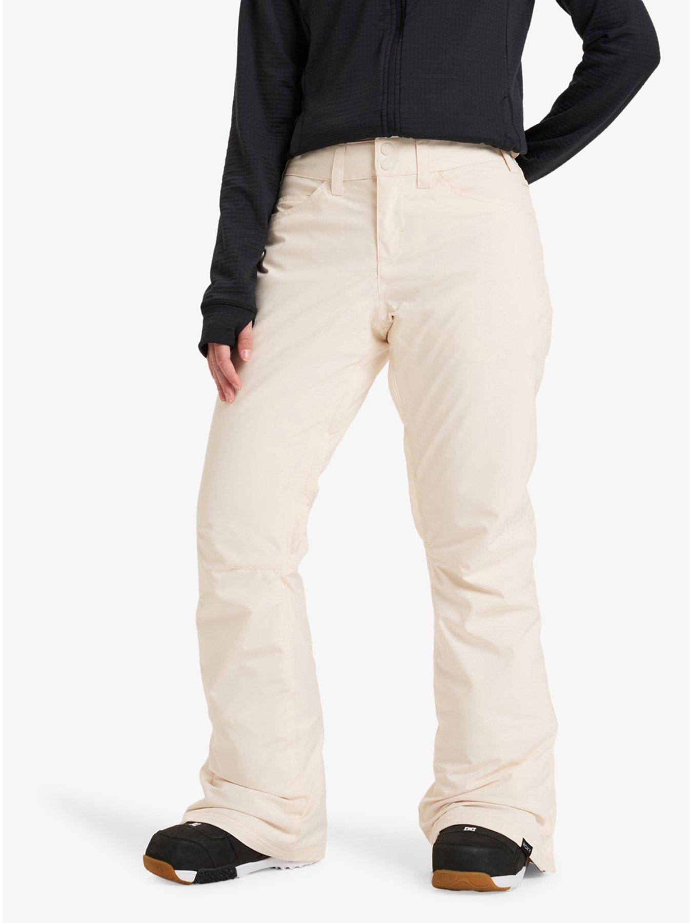 Roxy Women's Back Yard Ski Pants Cream Littlewoods