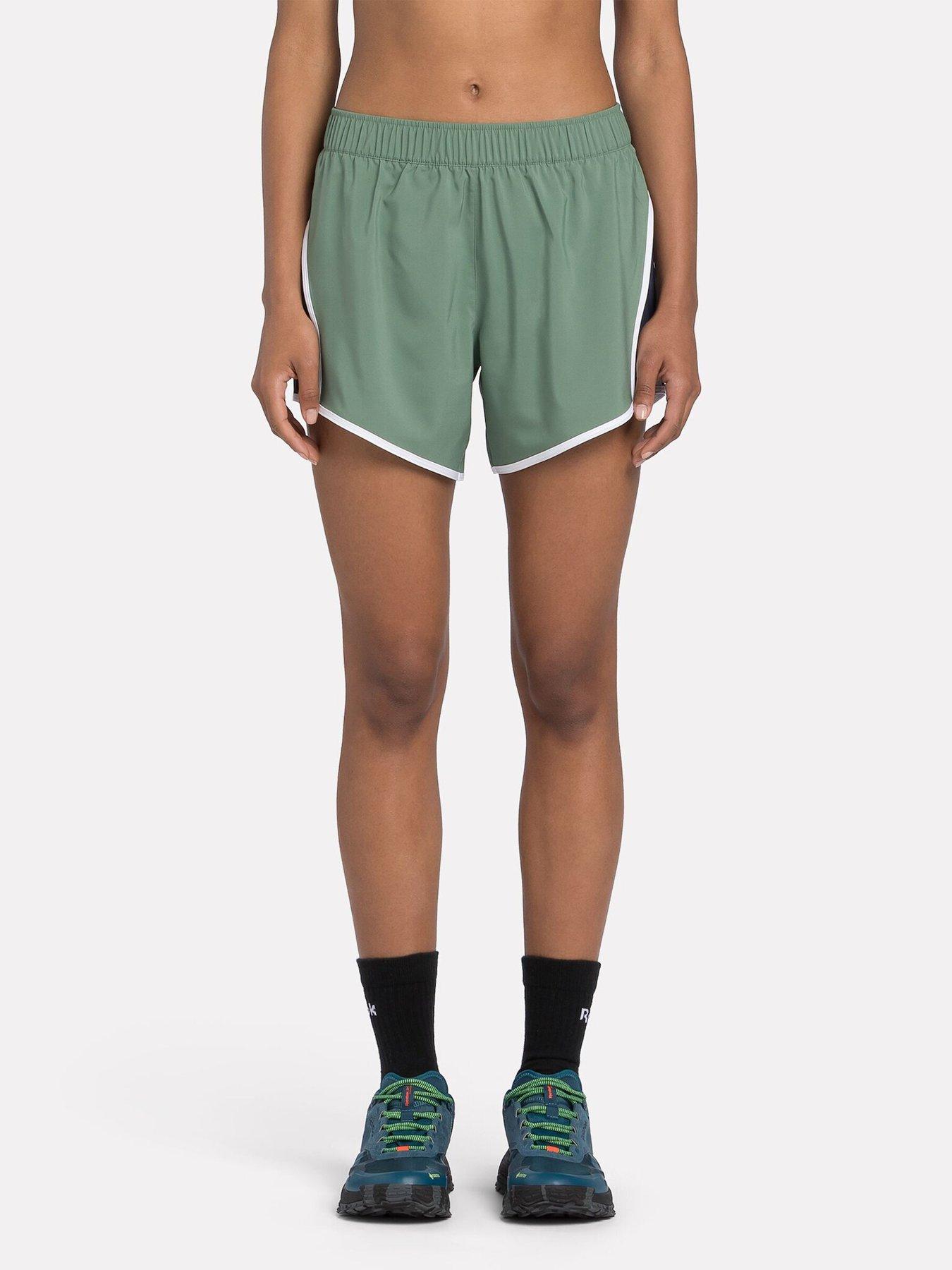 Image 1 of 6 of Reebok Womens Training Id Train Woven Shorts - Green