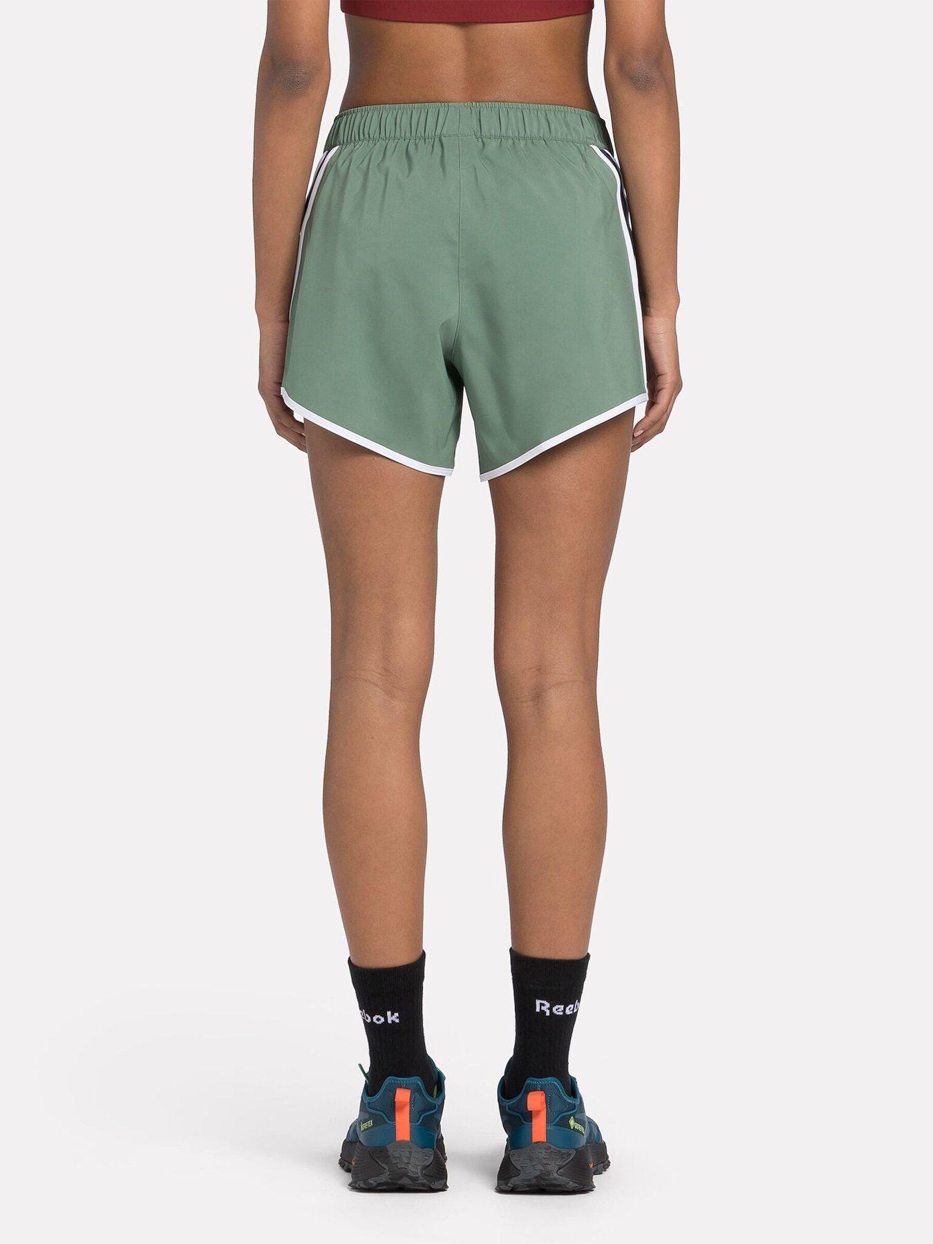 Image 2 of 6 of Reebok Womens Training Id Train Woven Shorts - Green