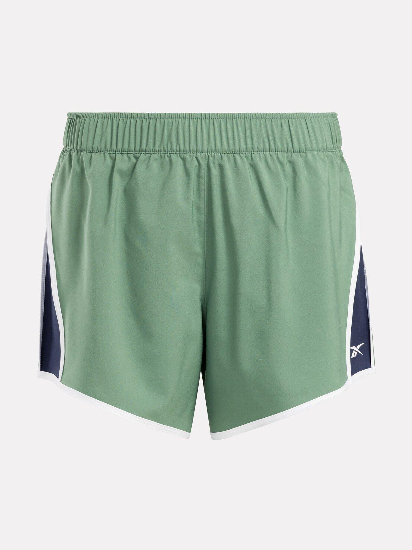 Image 6 of 6 of Reebok Womens Training Id Train Woven Shorts - Green