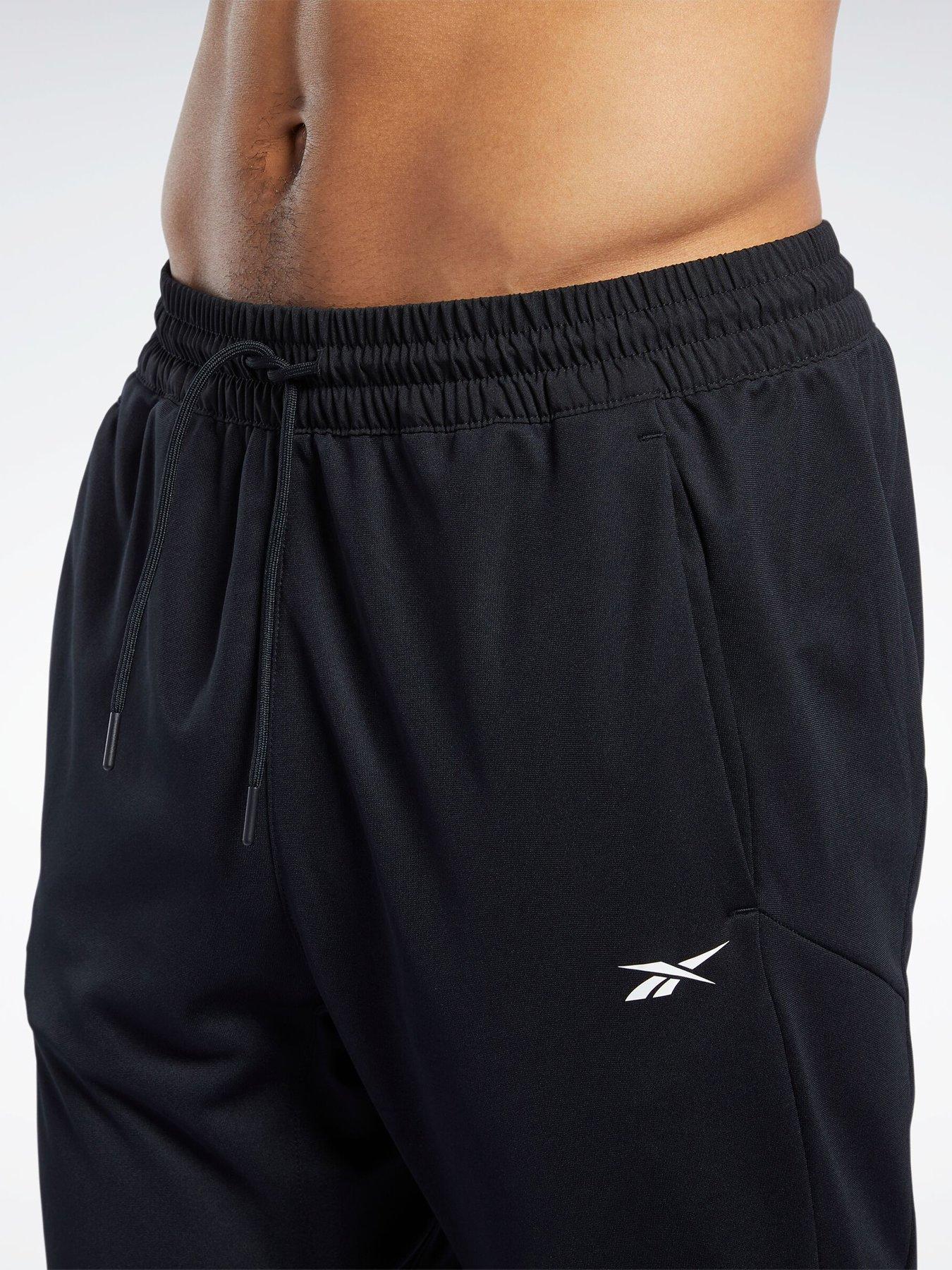  image of reebok-mens-training-id-train-knit-pants-black