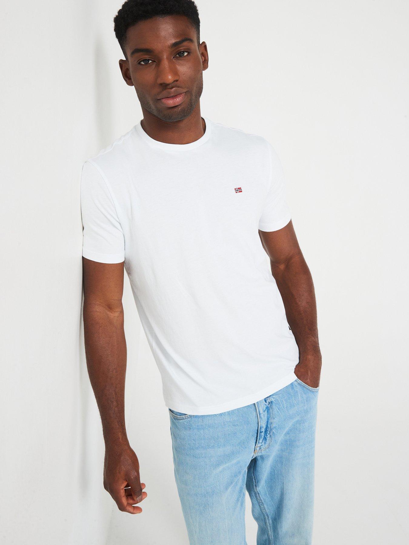 Image 1 of 4 of NAPAPIJRI Men's Salis T-Shirt - White
