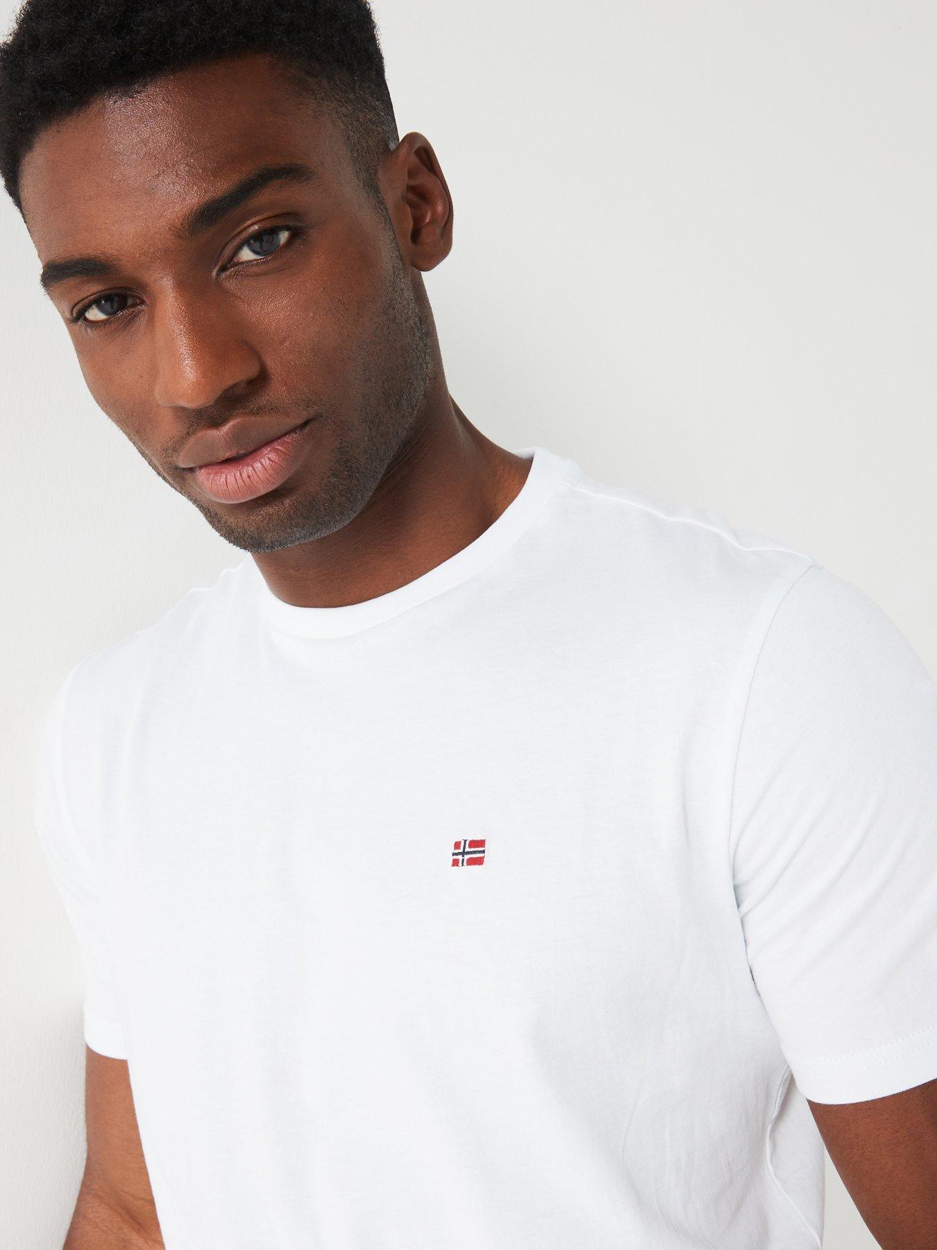 Image 4 of 4 of NAPAPIJRI Men's Salis T-Shirt - White