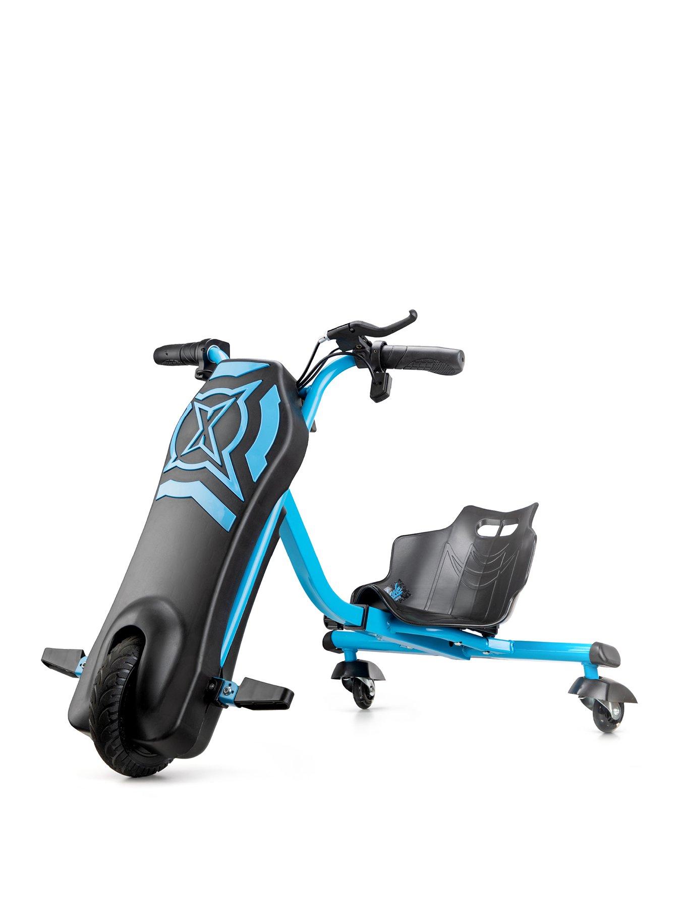 Image 2 of 7 of XOOTZ Cyclone Light-Up 24V Electric Drift Trike - Blue