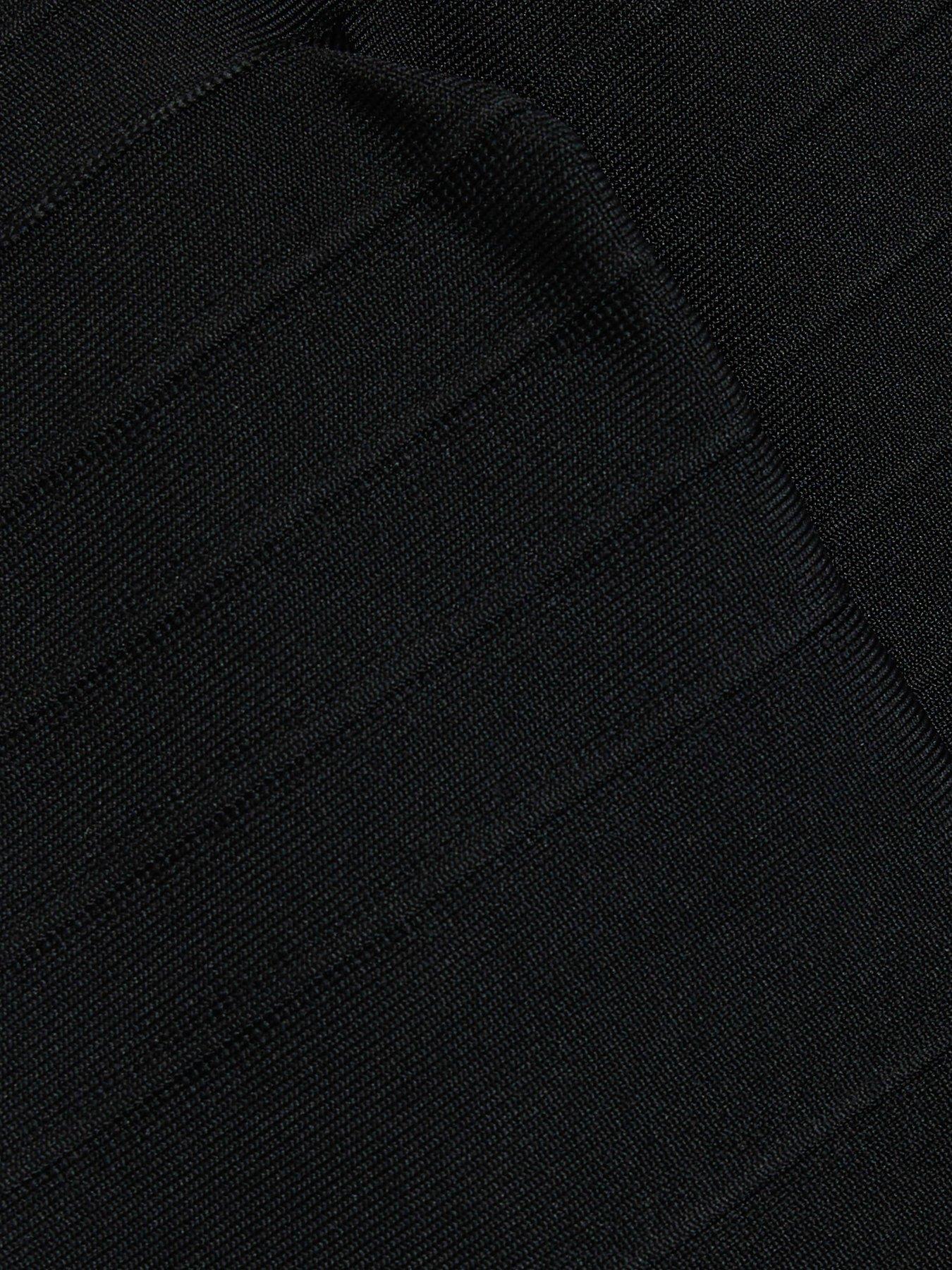Image 6 of 6 of River Island Knitted Bardot Top - Black