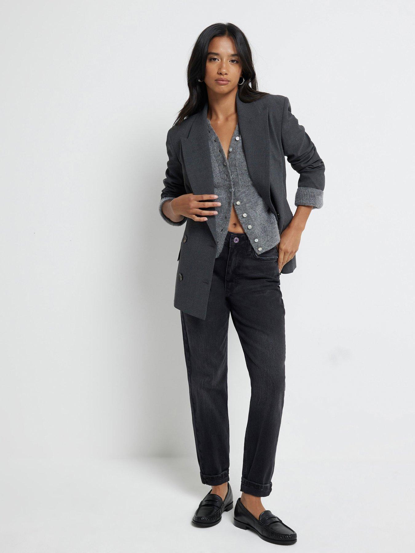 undefined Sculpt Mom Jean - Black