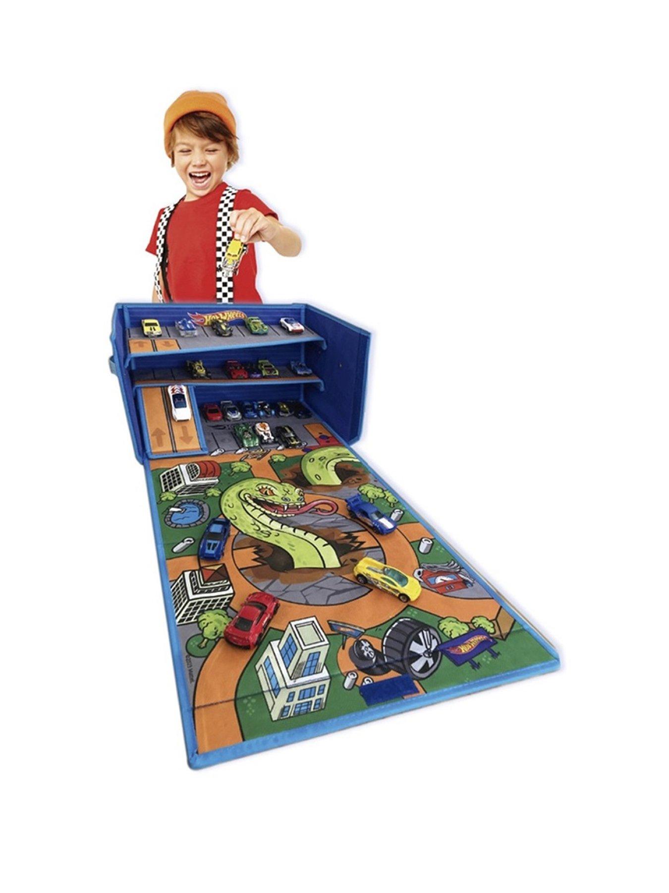 Hot Wheels Flex Cube playmat Garage storage