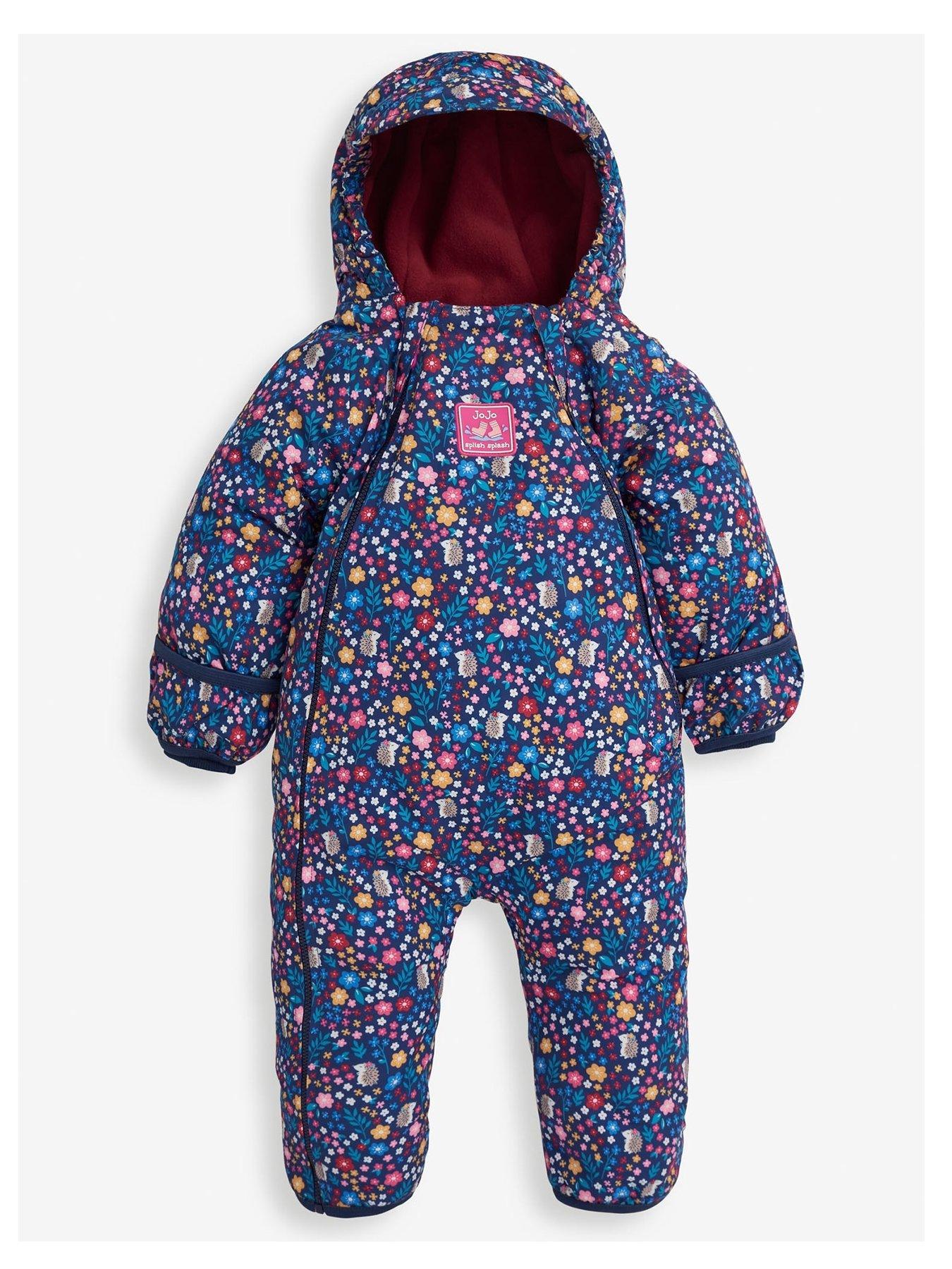 front image of jojo-maman-bebe-girls-waterproof-fleece-lined-all-in-one-navy
