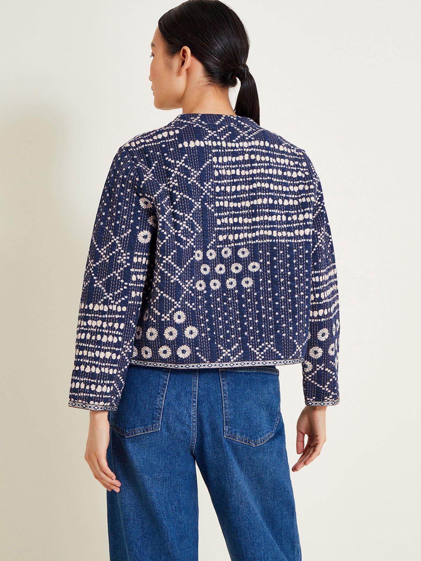  image of monsoon-cindy-patch-print-jacket