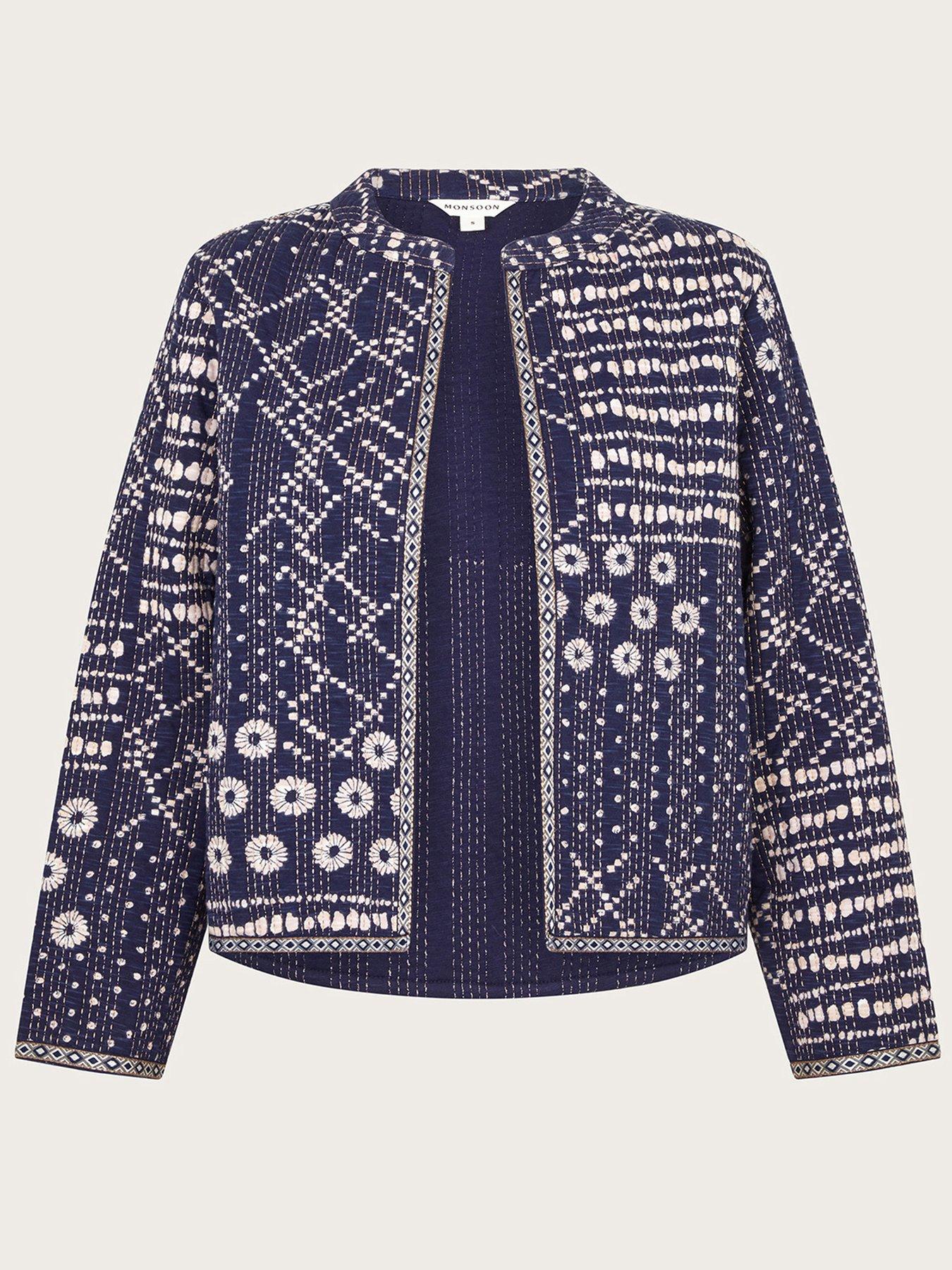  image of monsoon-cindy-patch-print-jacket